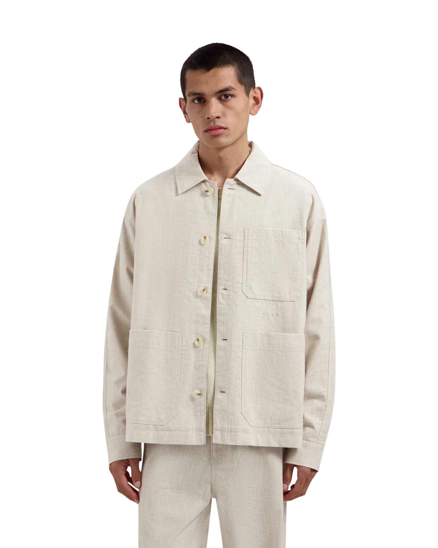 OLAF Linen Jacket BEIGE 3