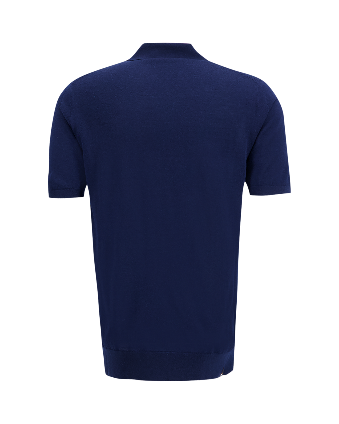 Denham Knitted Polo Xfm DONKERBLAUW 2