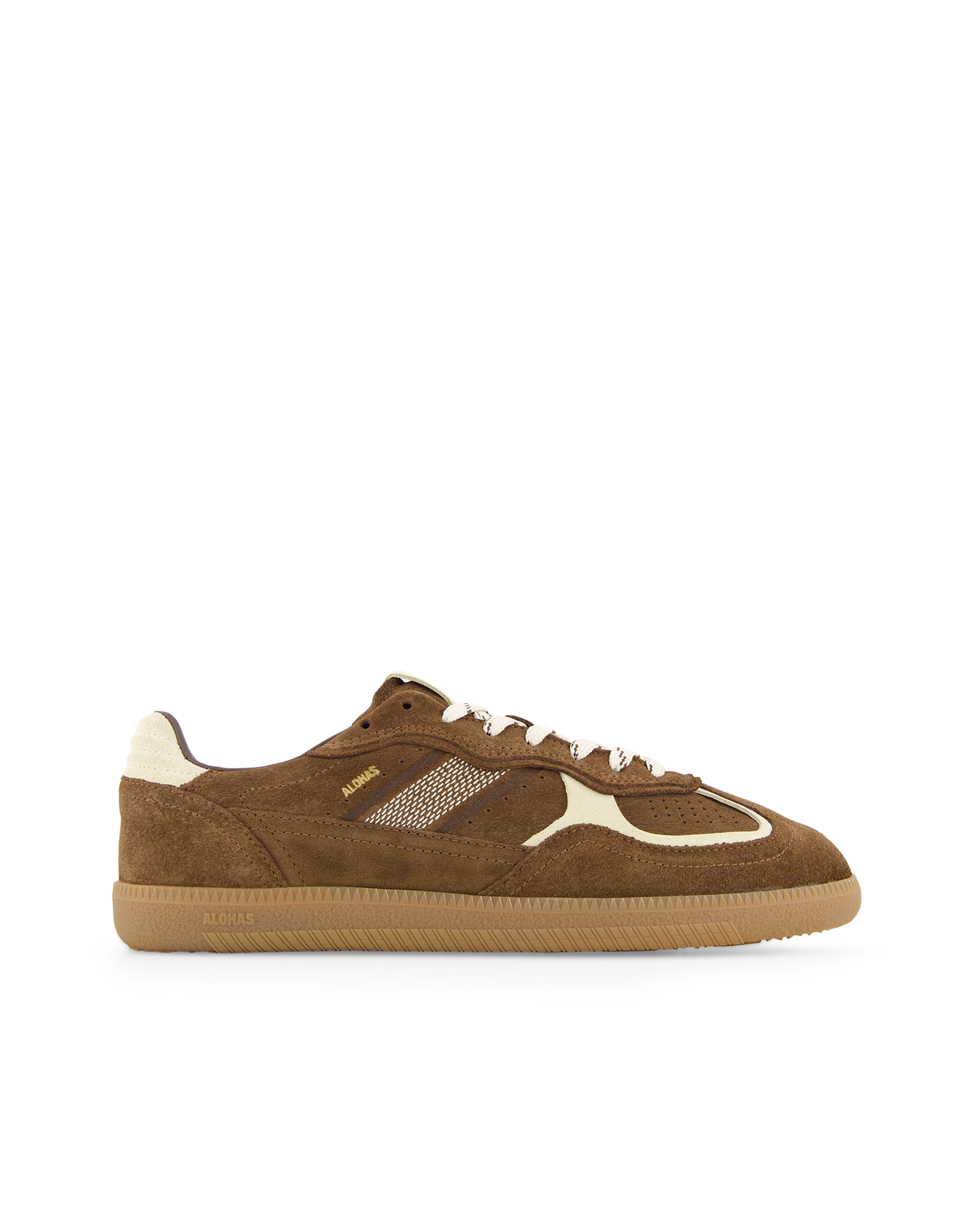 Alohas Tb.490 Rife Cocoa & Off White Leather Sneakers BRUIN 1