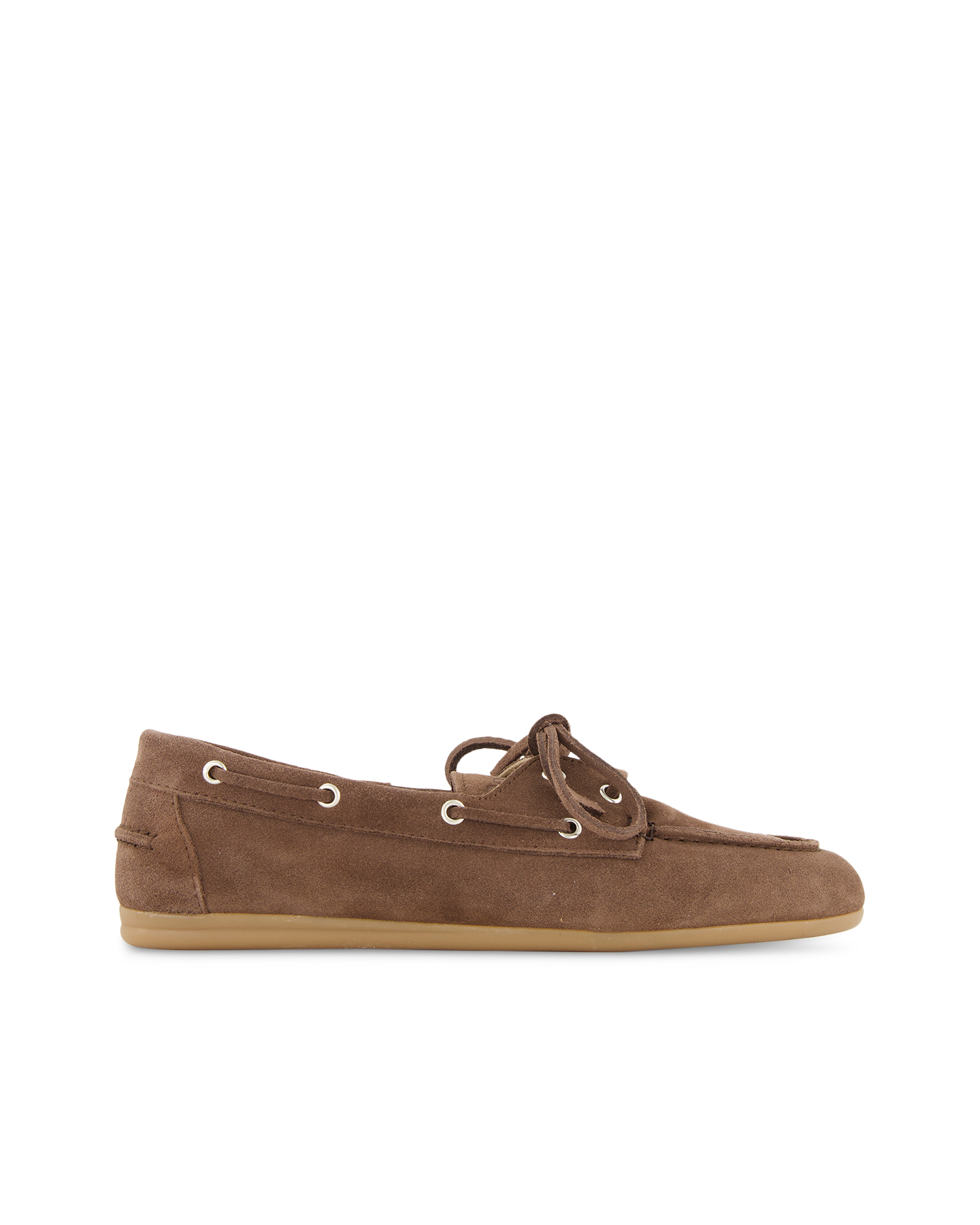 Posa Boat Loafer Brushed - Suede LICHTBRUIN 1