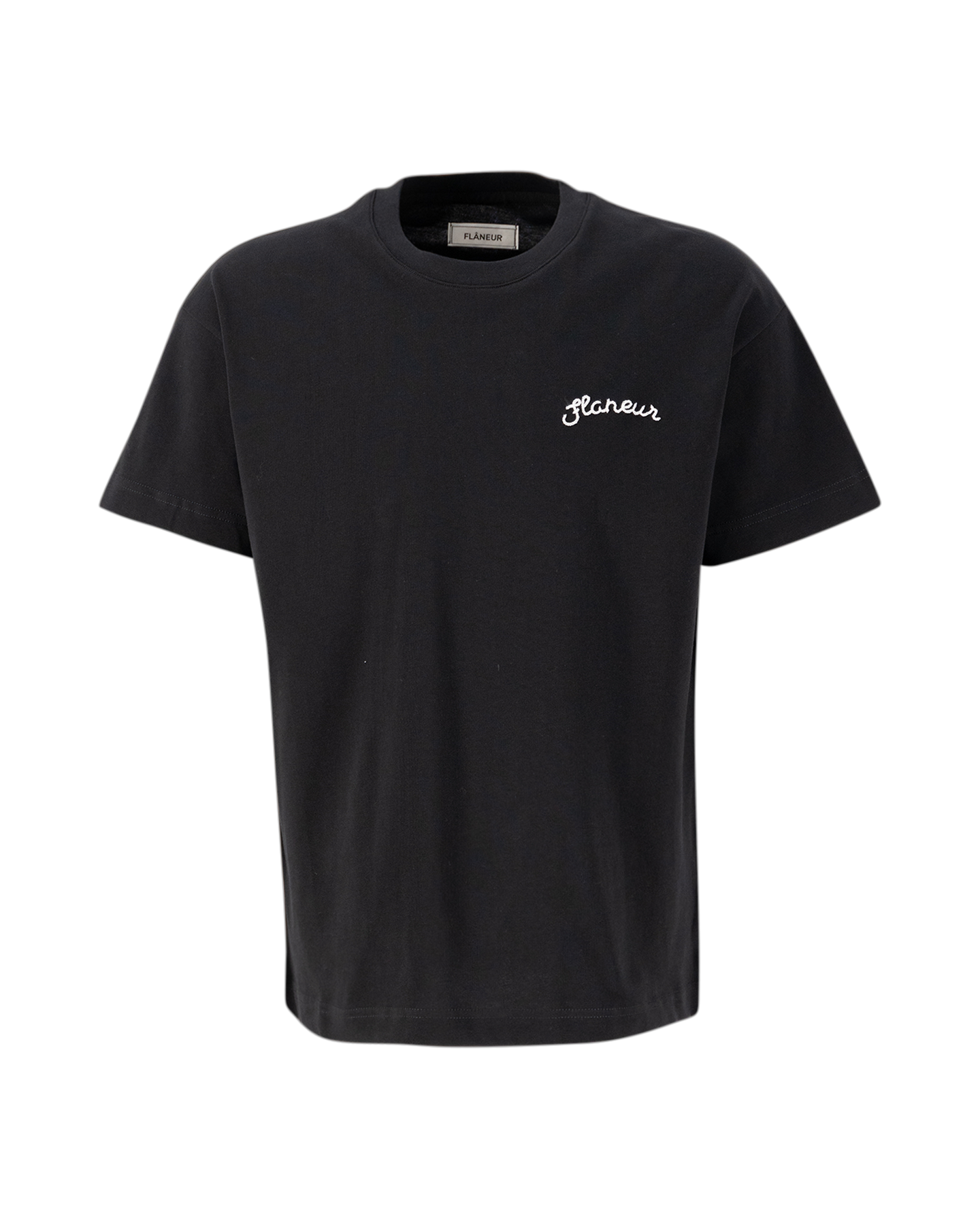 Flaneur Signature T-Shirt ZWART 1