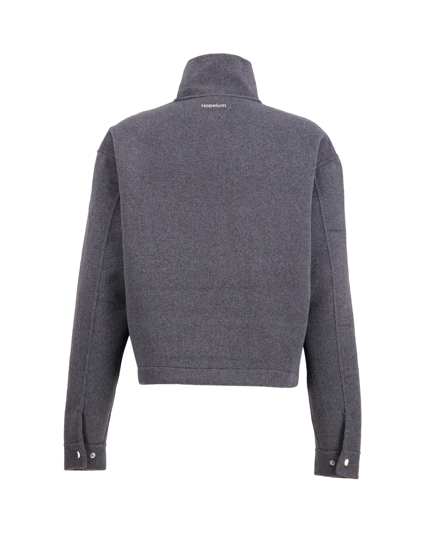 Hopeium Winter Wooly Short Jacket GRIJS 2
