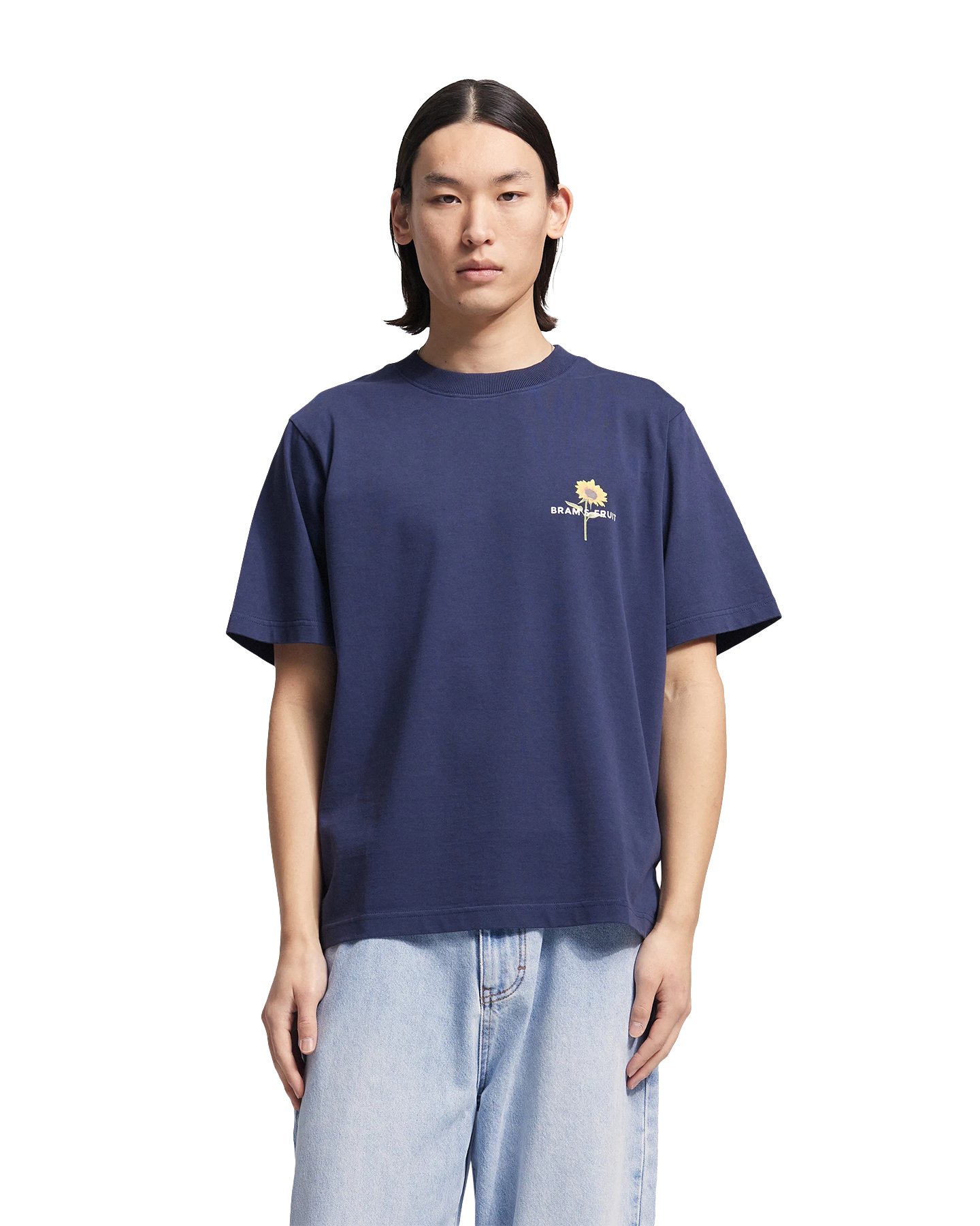 Brams Fruit Sunflower T-shirt DONKERBLAUW 4