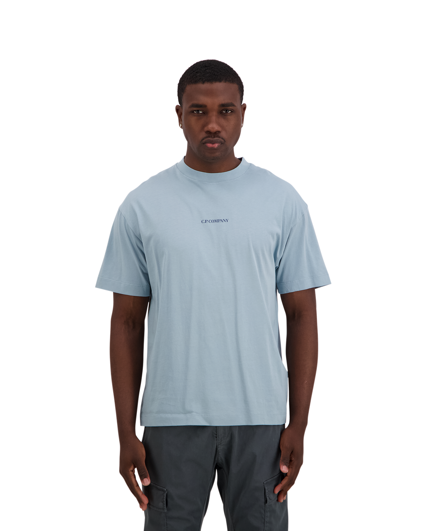 C.P. Company T-Shirt Met Backprint BLAUW 4