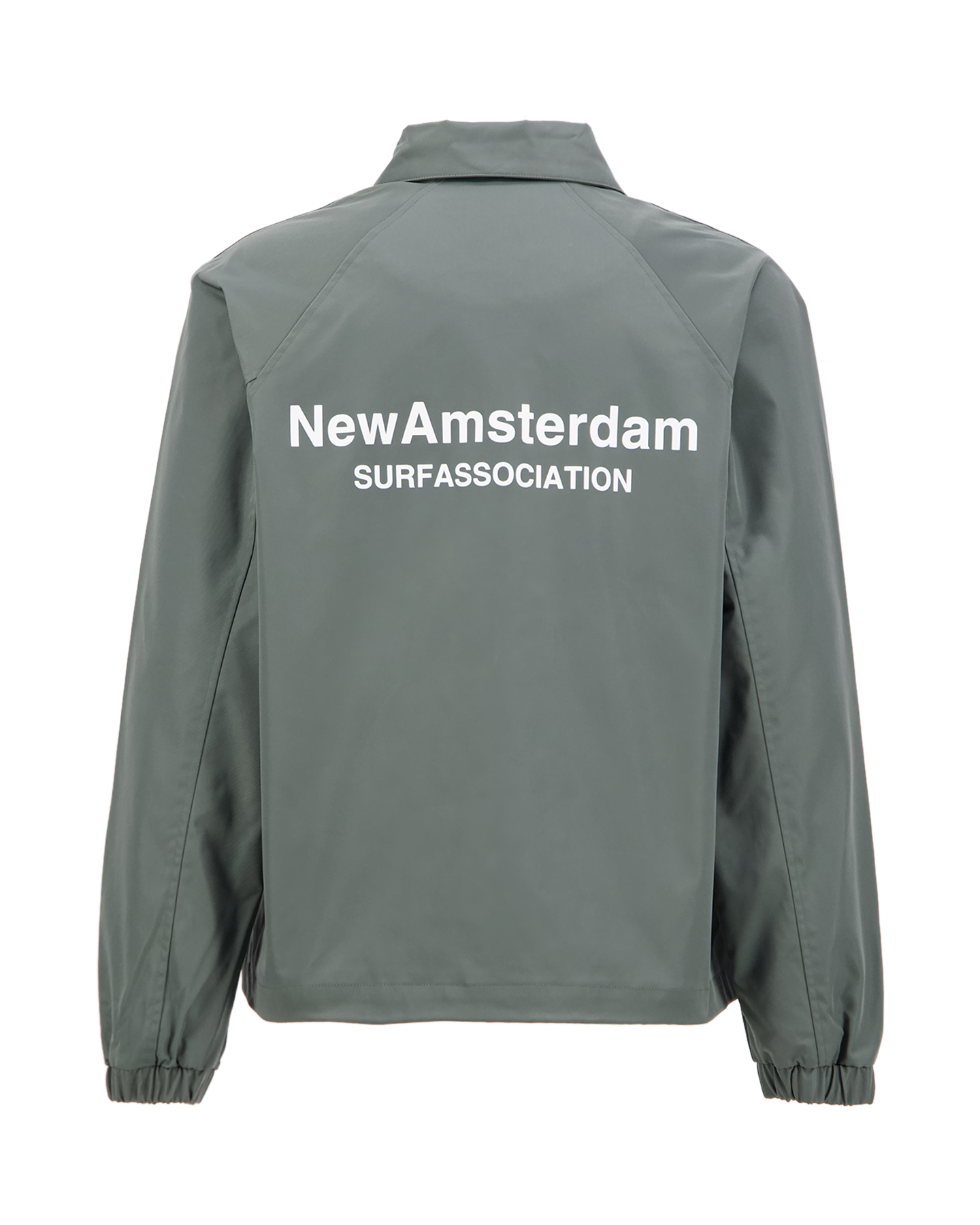 New Amsterdam Surf Association Nylon Coach Jacket Groen | Coef
