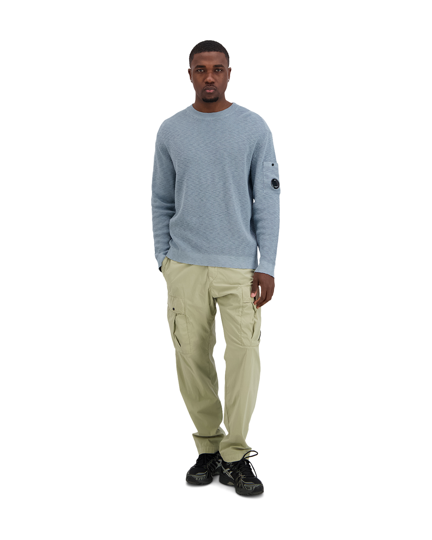 C.P. Company Gebreide Trui BLAUW 3