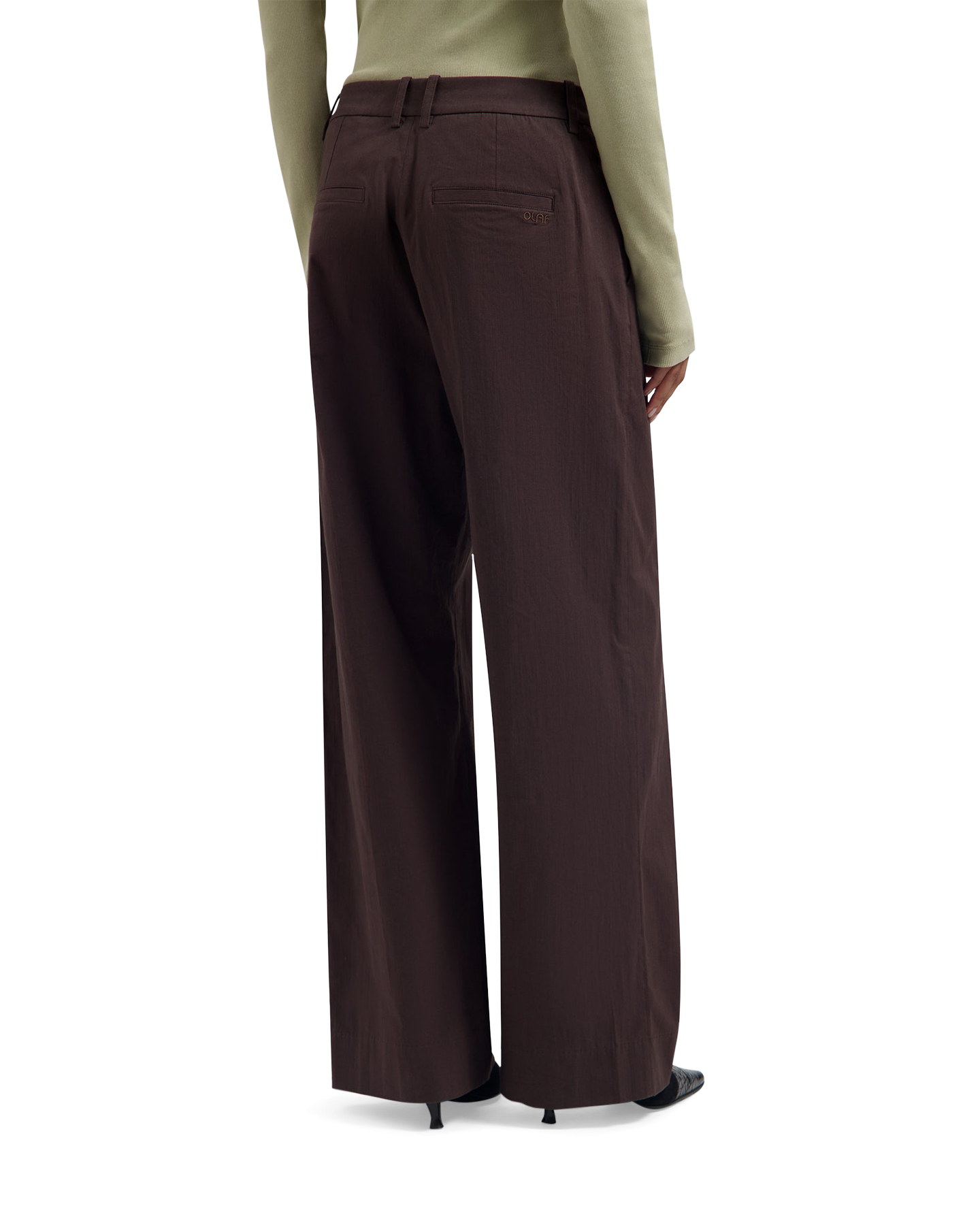 OLAF Tailored Trousers DONKERBRUIN 4