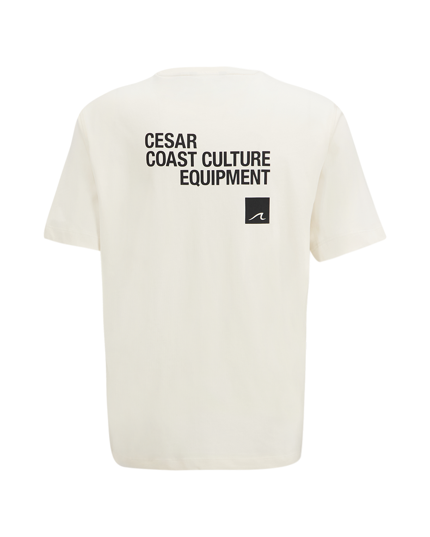 Cesar Equipment Canella Logo Print T Shirt BEIGE 1