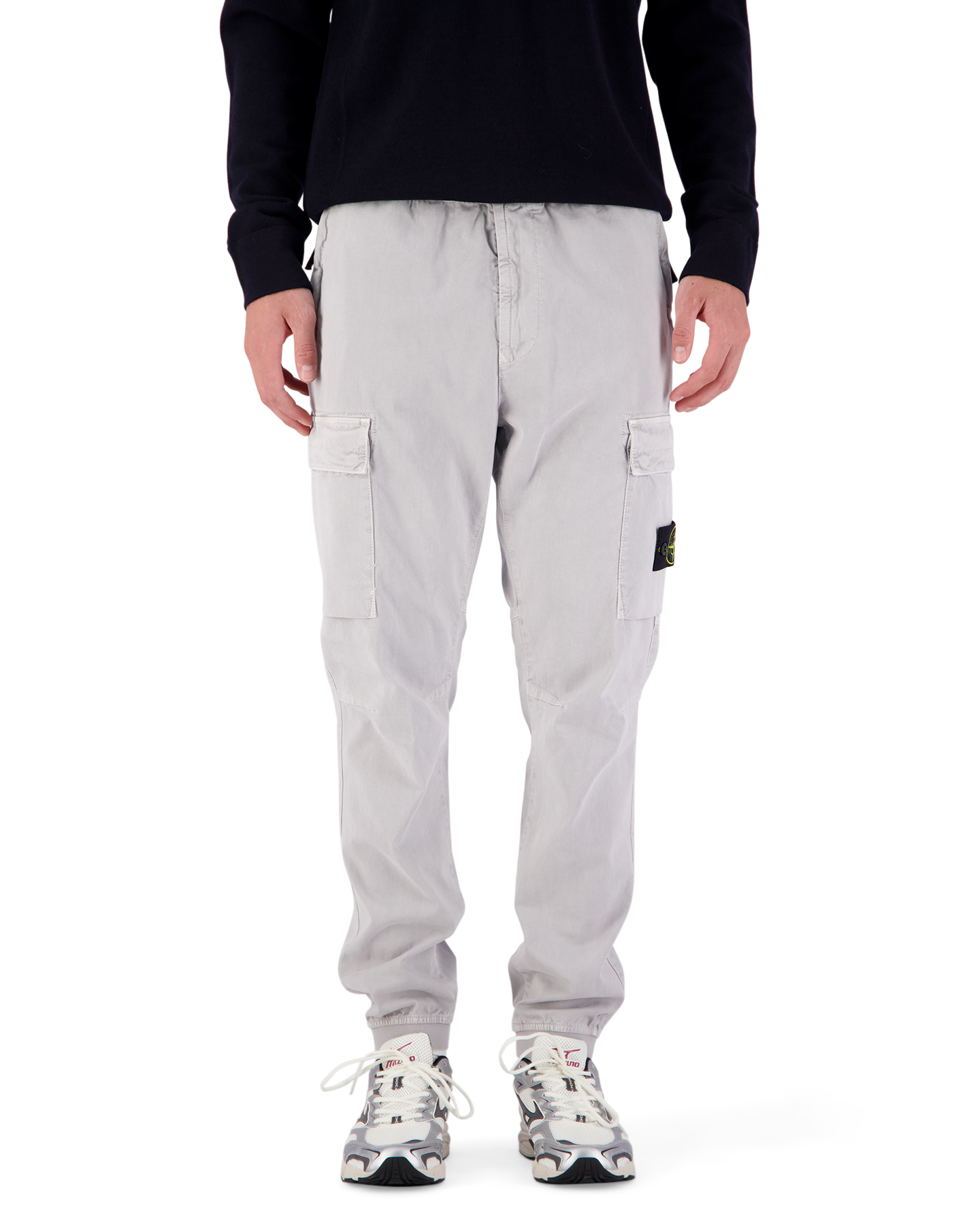 Stone Island 313L1 Cotton Twill Garment Dyed 'Old'Effect Cargo Pants GRIJS 4