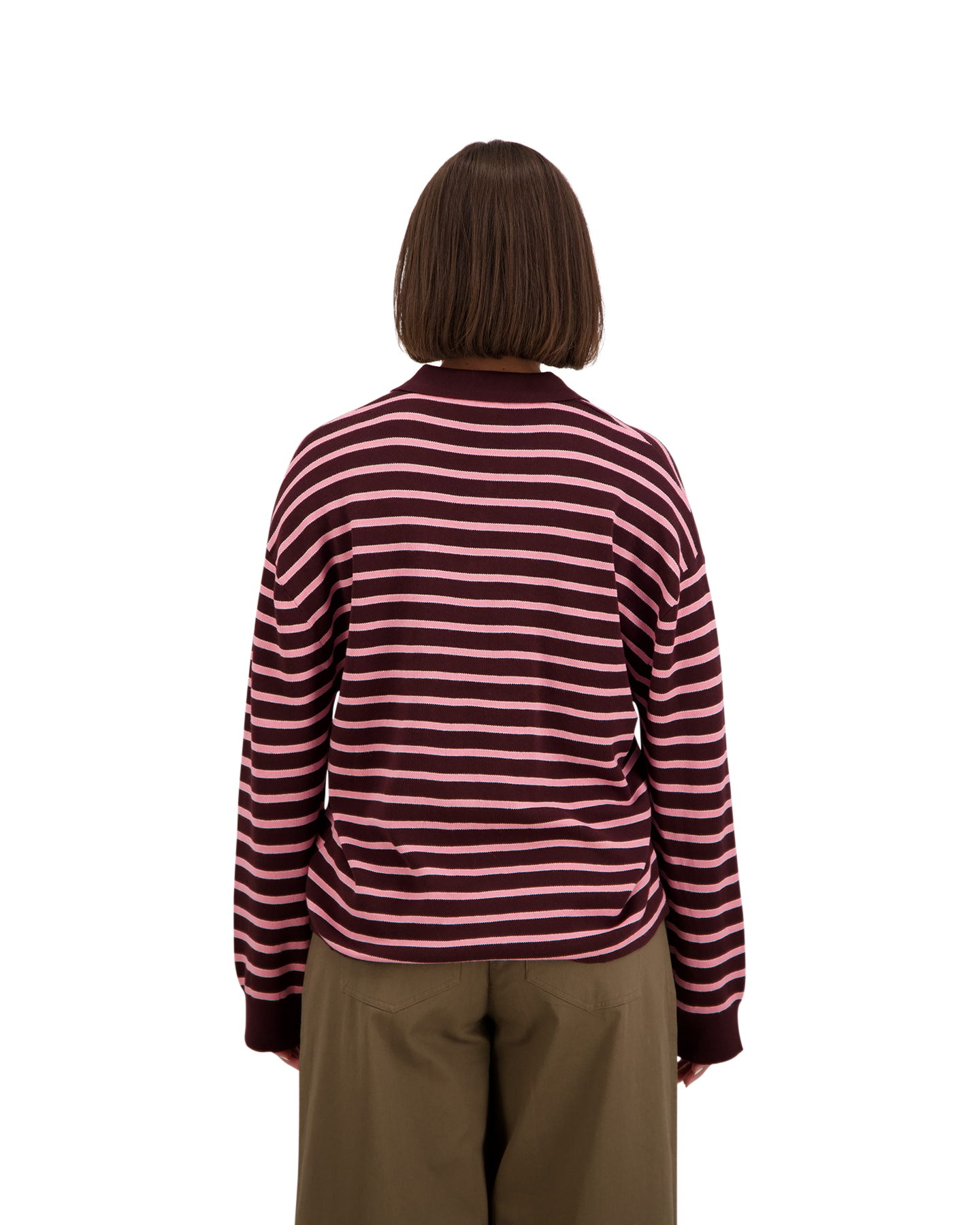 Boii Studios Adanne Polo Knit ROOD 4