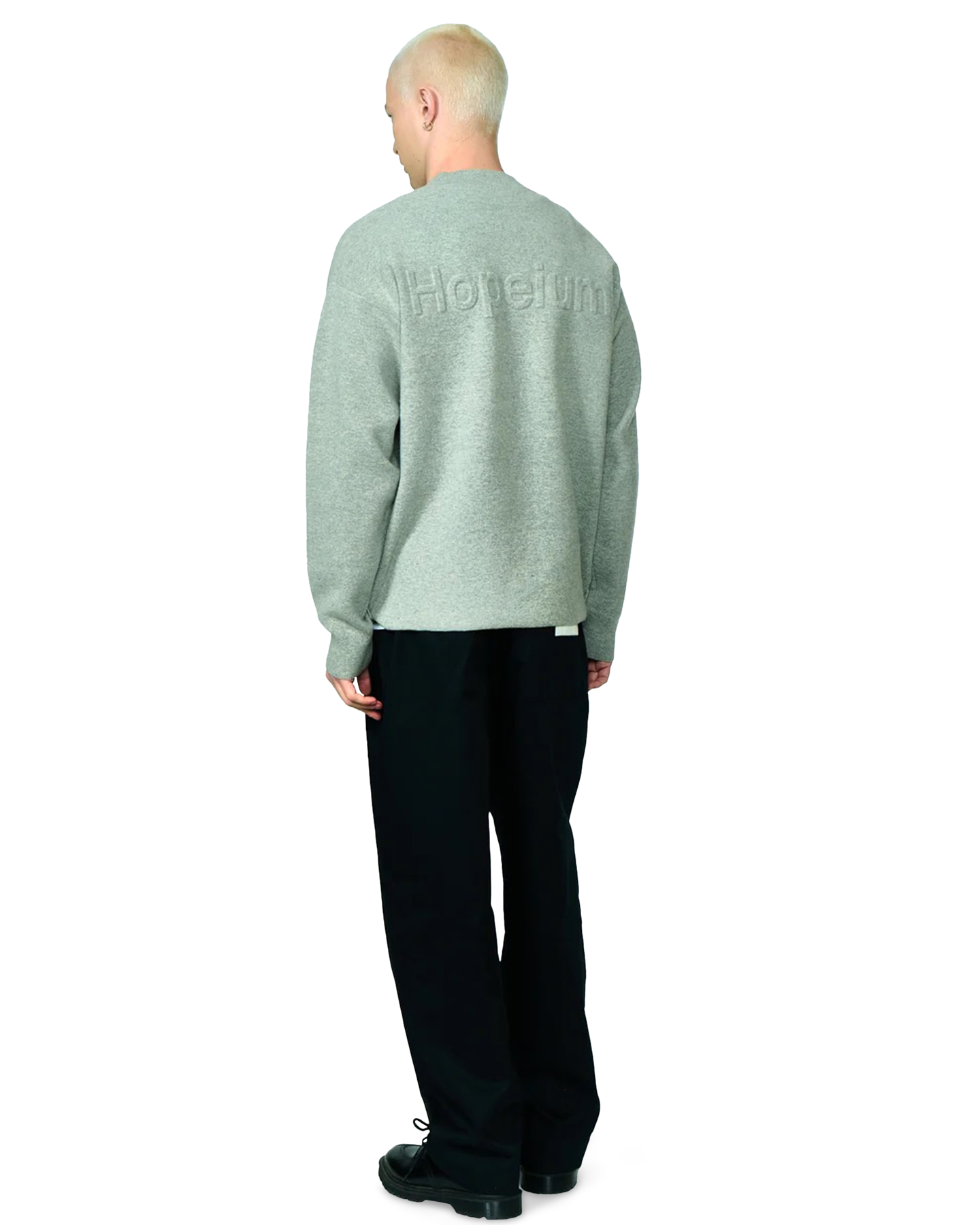 Hopeium Basic Crewneck GRIJS 3
