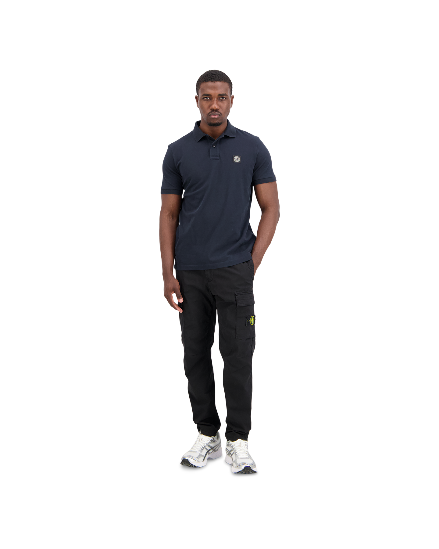 Stone Island 2200008 Polo Ss DONKERBLAUW 3