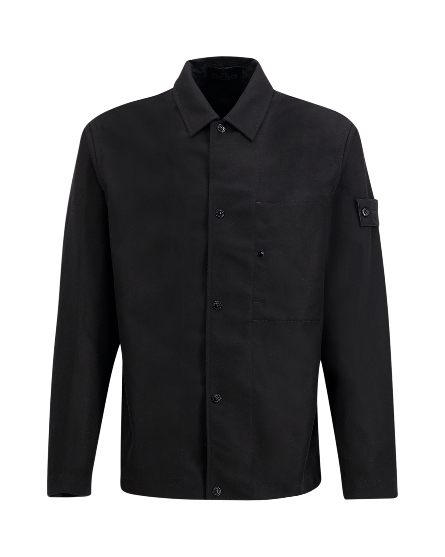 Stone Island 1200020 Overshirt Ghost ZWART 1