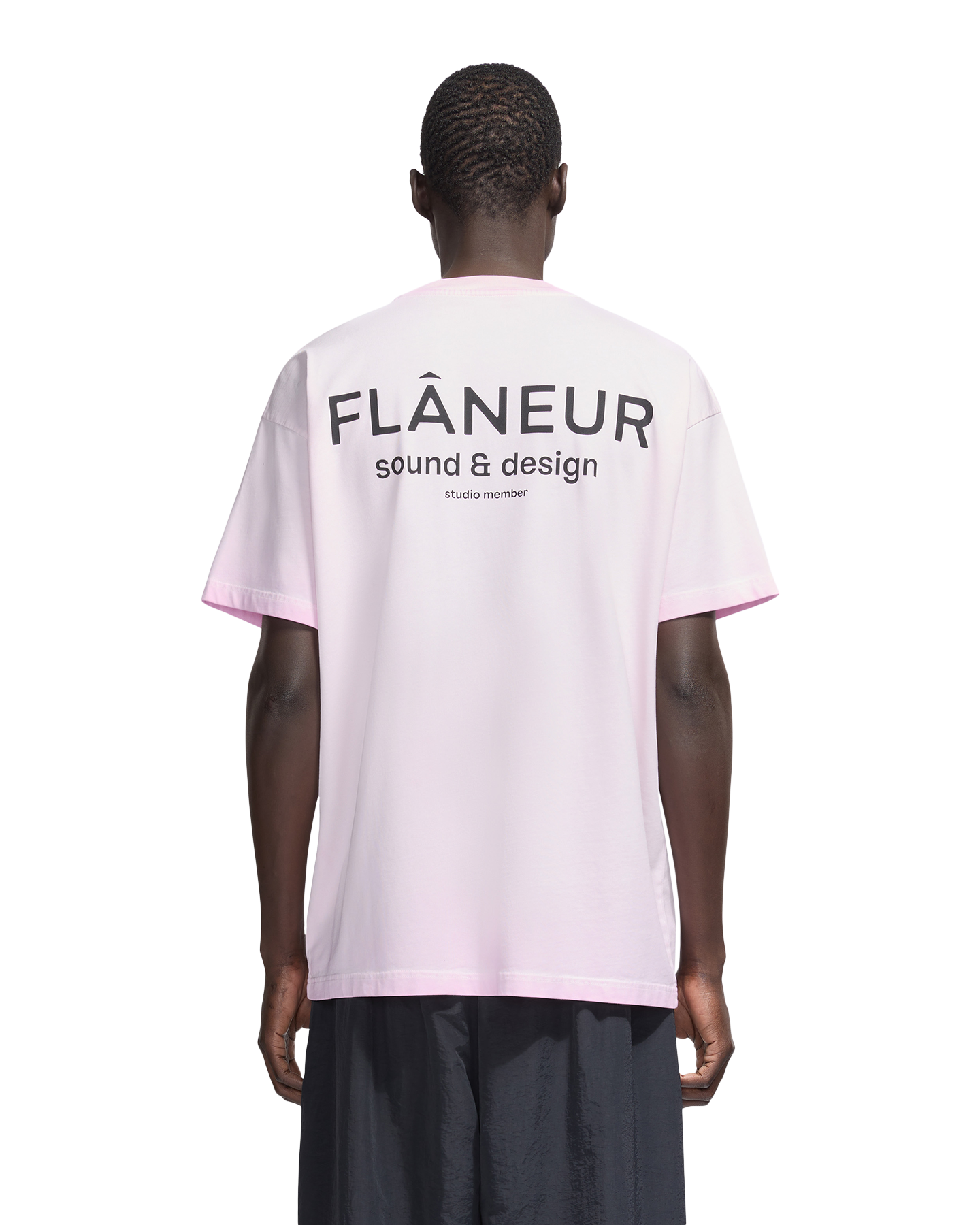 Flaneur Sound & Design Studio Member T-Shirt ROSE 3