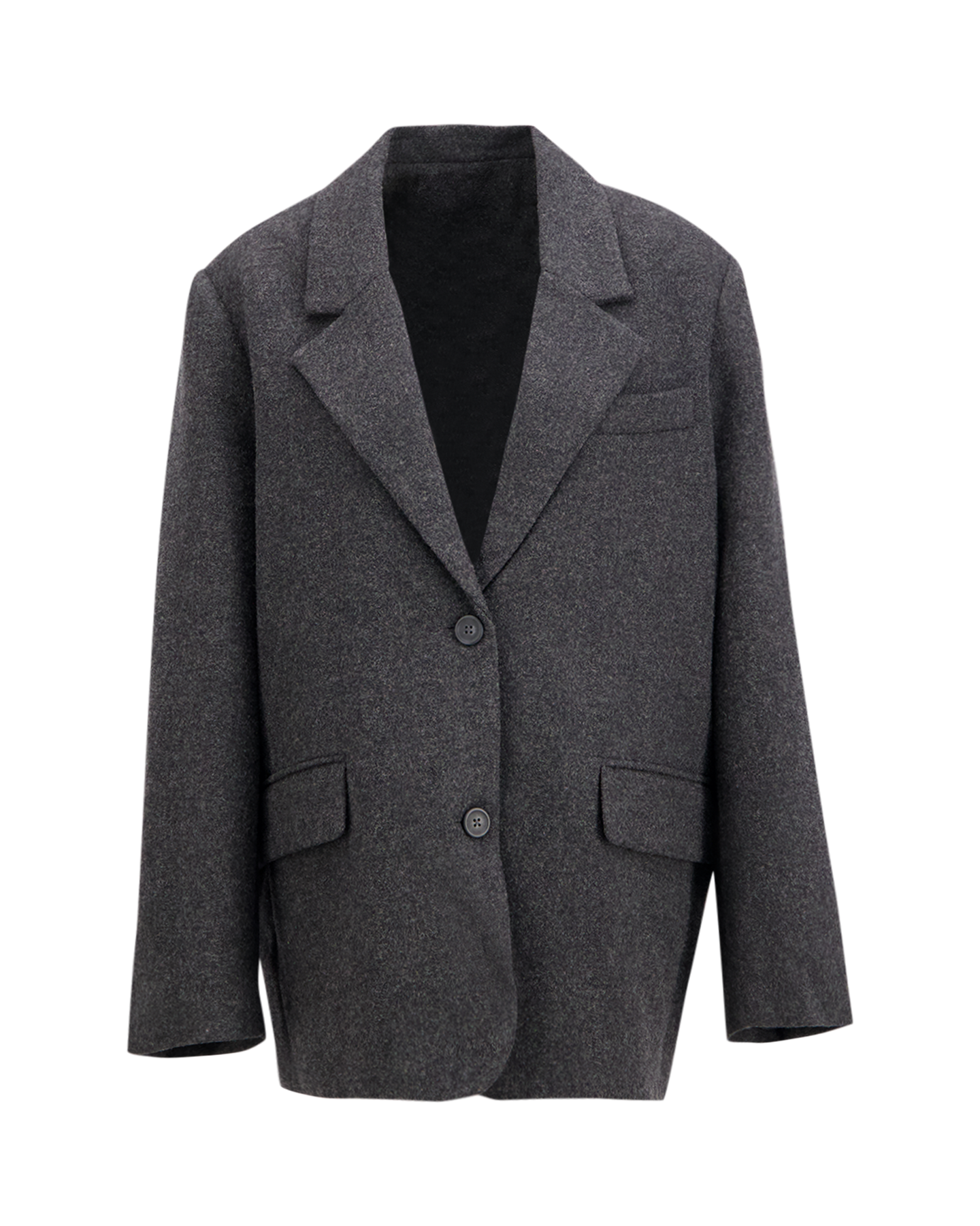Boii Studios Solvej Wool Blazer ANTHRACIET 1