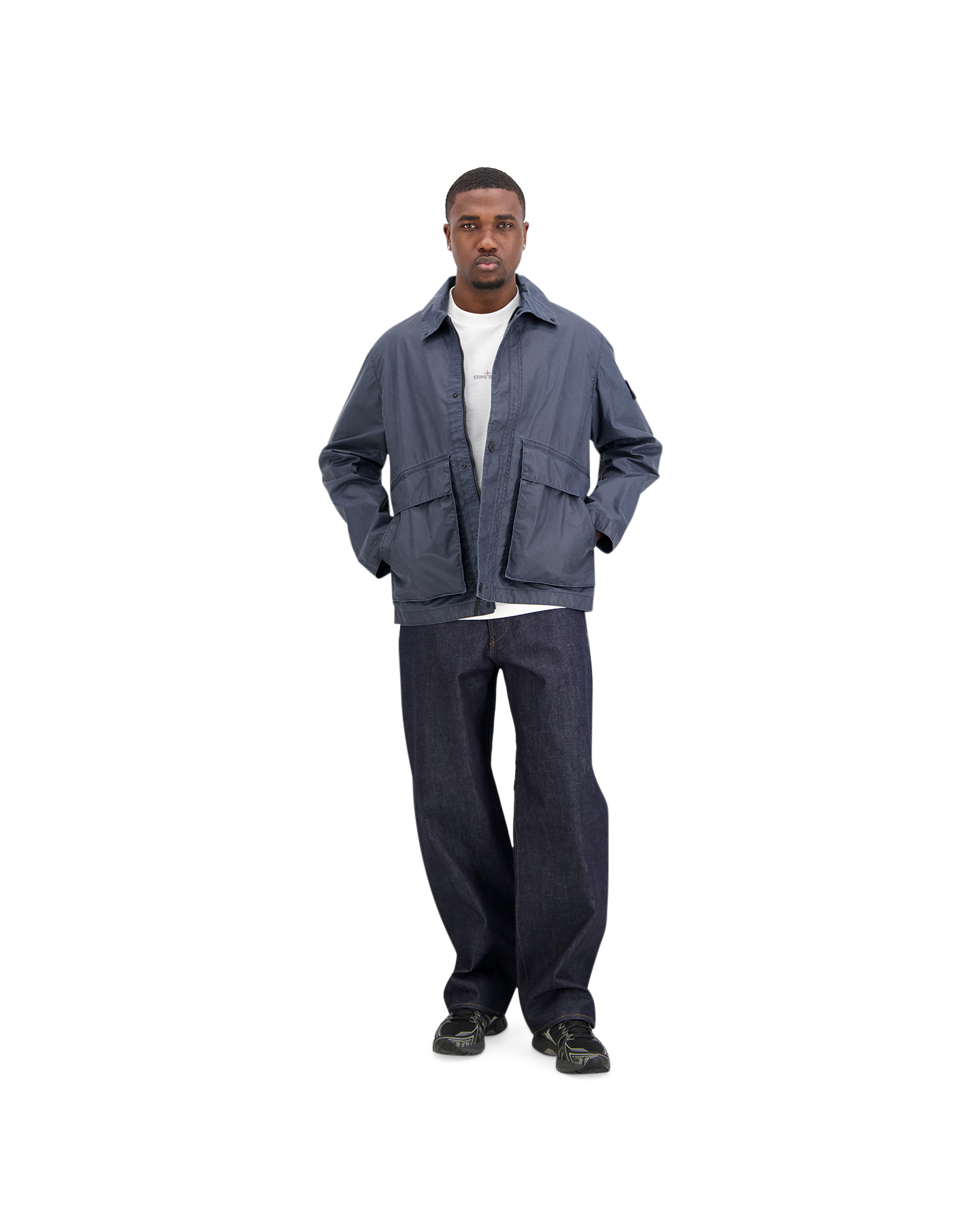 Stone Island S0290 Worker Jas DONKERBLAUW 4