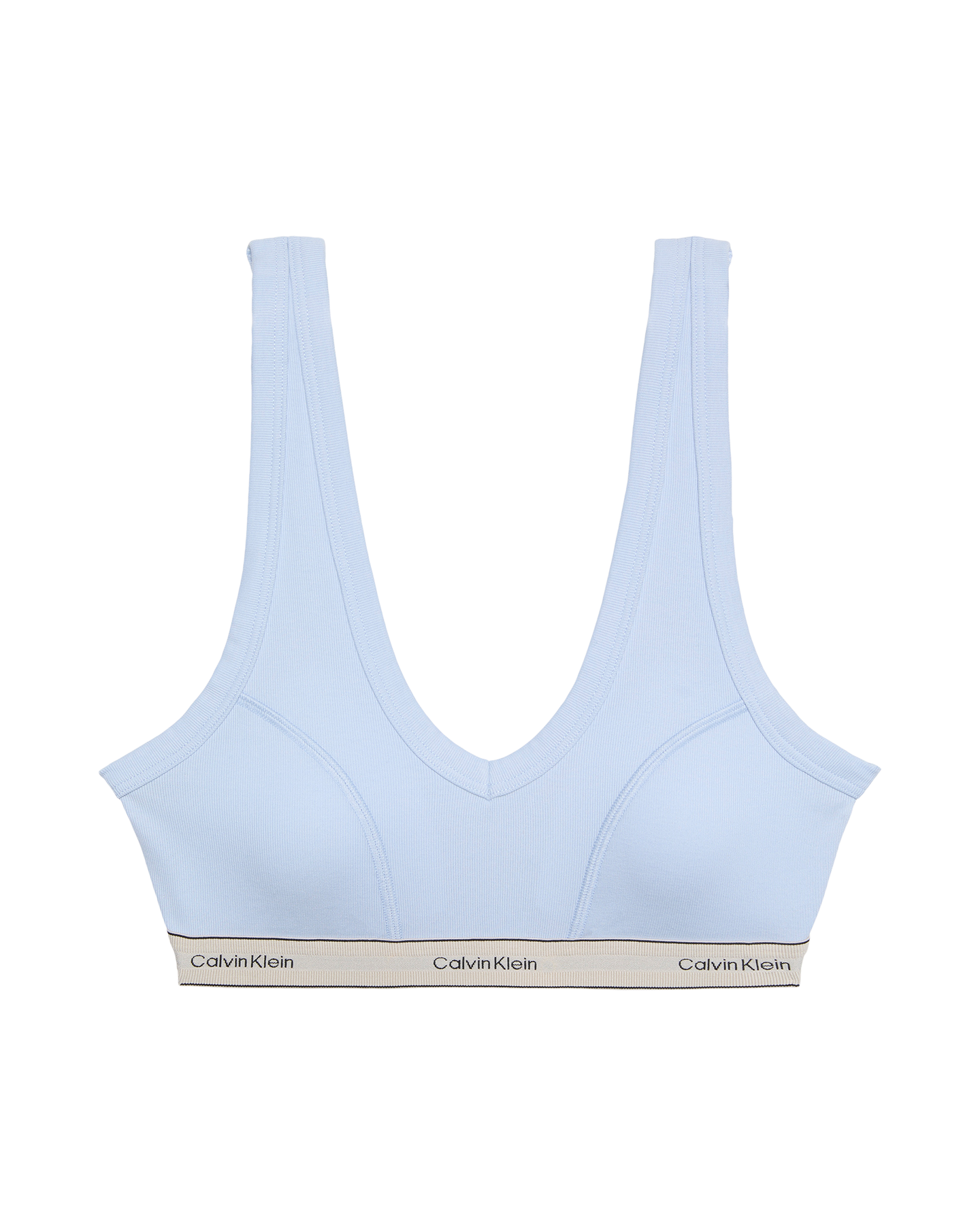 Calvin Klein Lightly Lined Traingle Bralette BLAUW 1