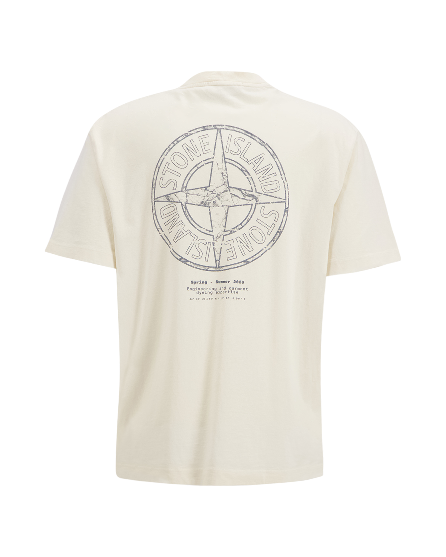 Stone Island S0285 Print T-Shirt CREME 1