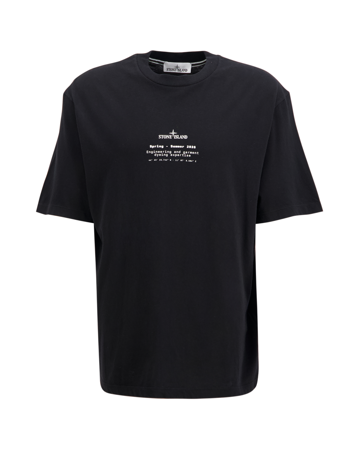 Stone Island S0285 Print T-Shirt ZWART 2