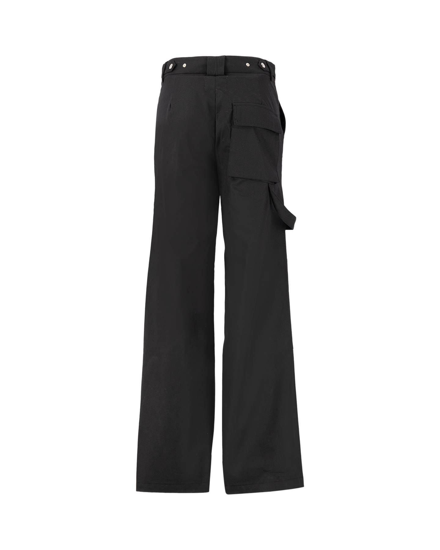 Division Knee Patch Pants Solid ZWART 2