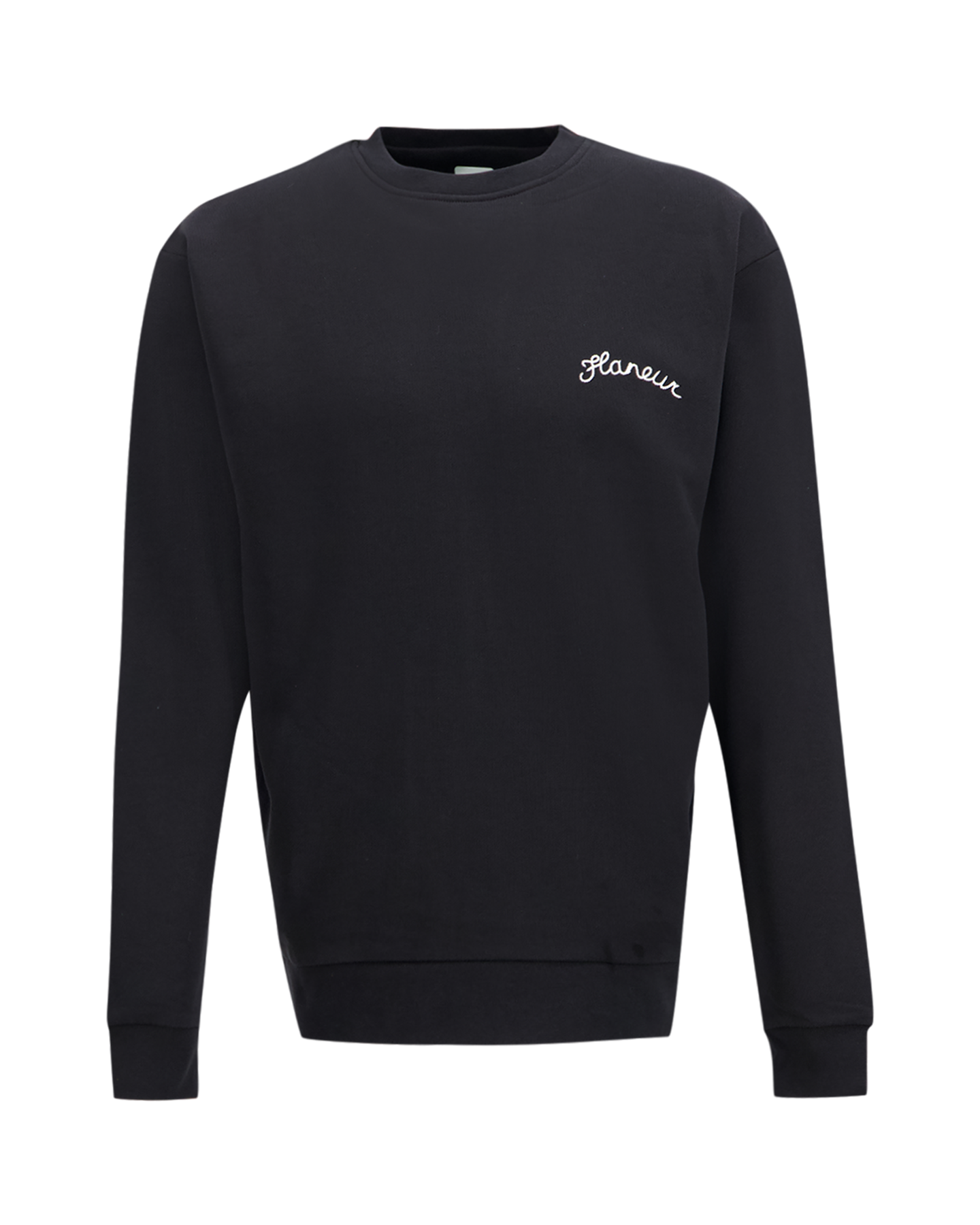 Flaneur Signature Sweater ZWART 1