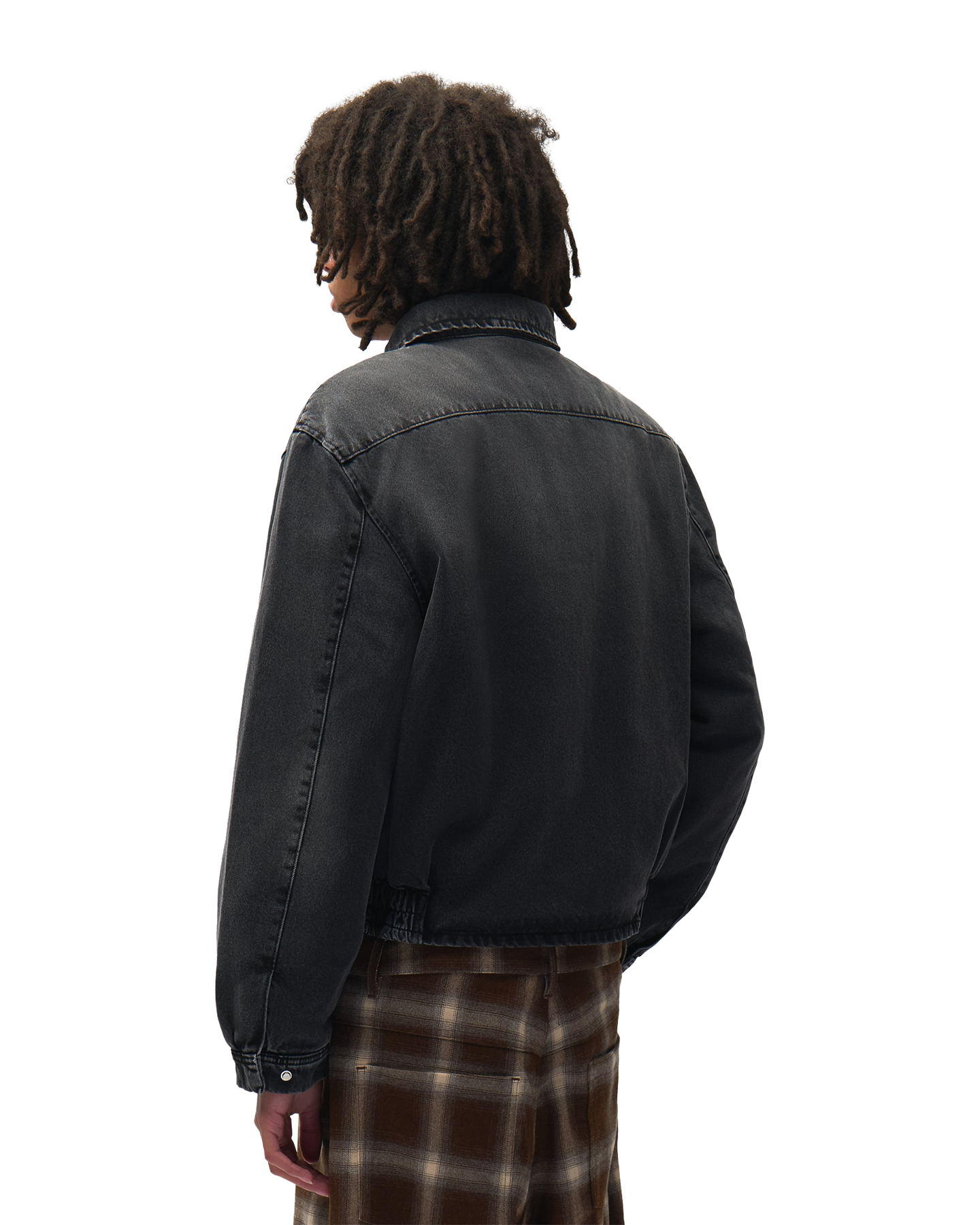 Arte Antwerp Washed Denim Classic Jacket ZWART 4
