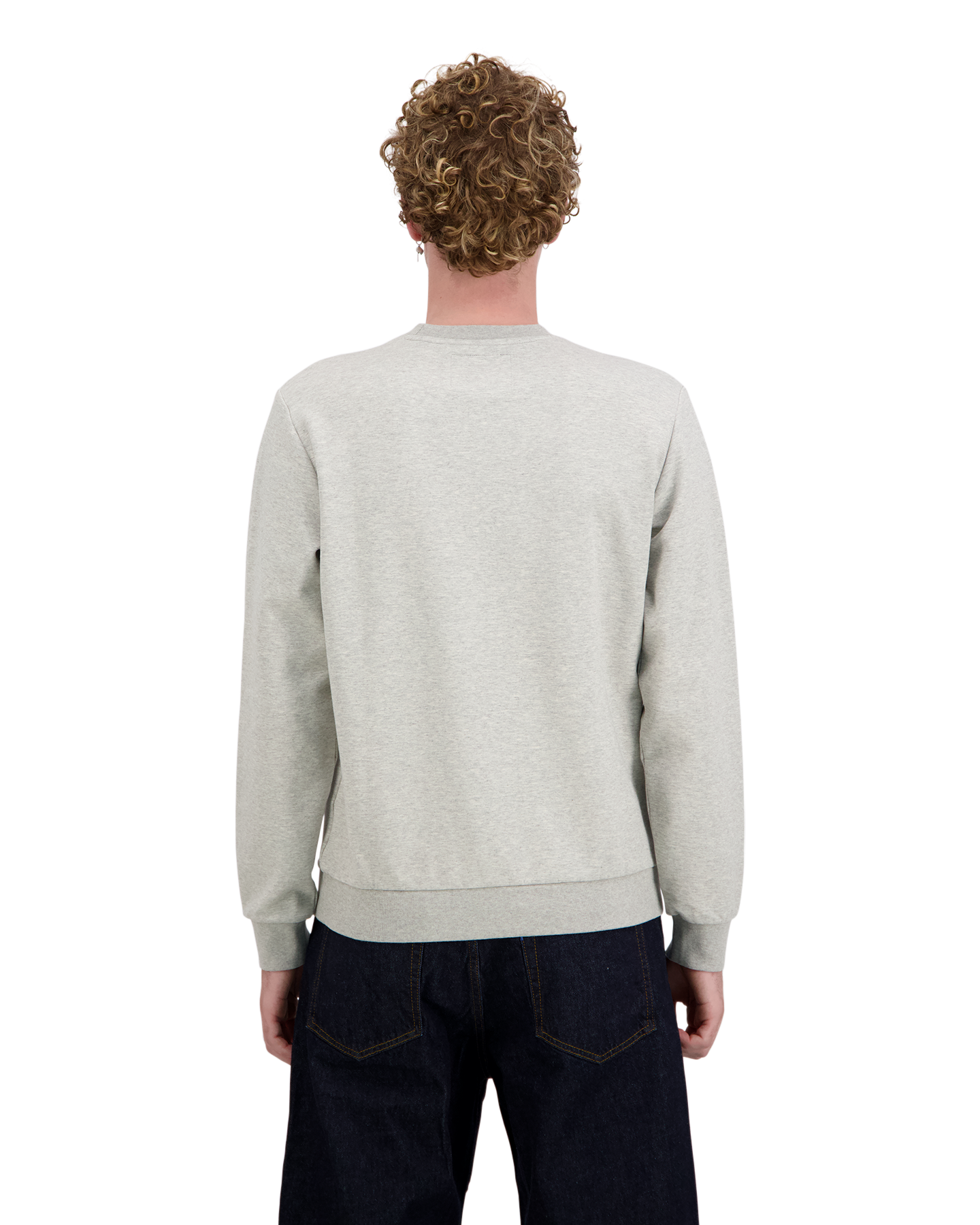 Woolrich Logo Interlock Crewneck LICHTGRIJS 4