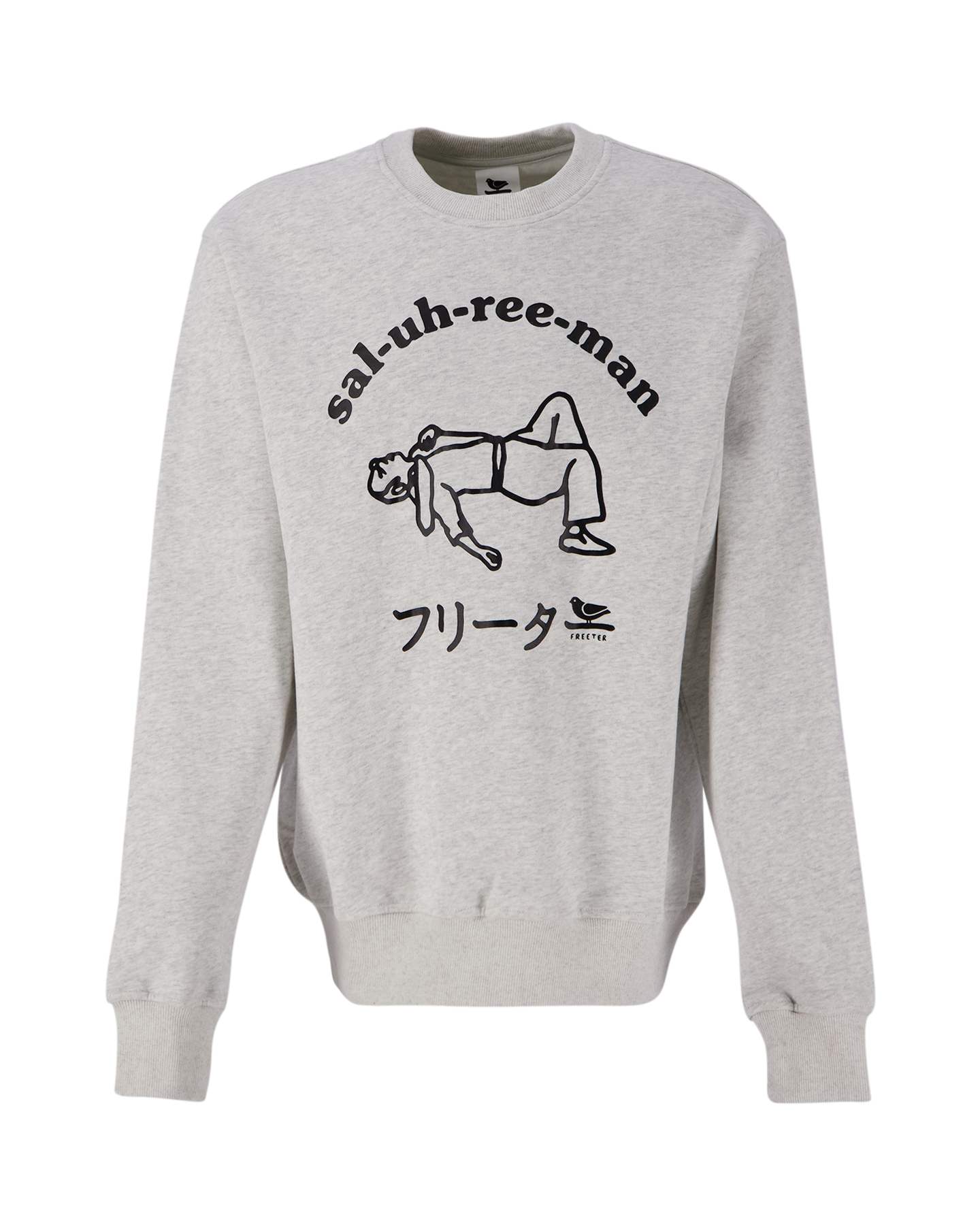 Freeter Saluhreeman Crewneck GRIJS 1