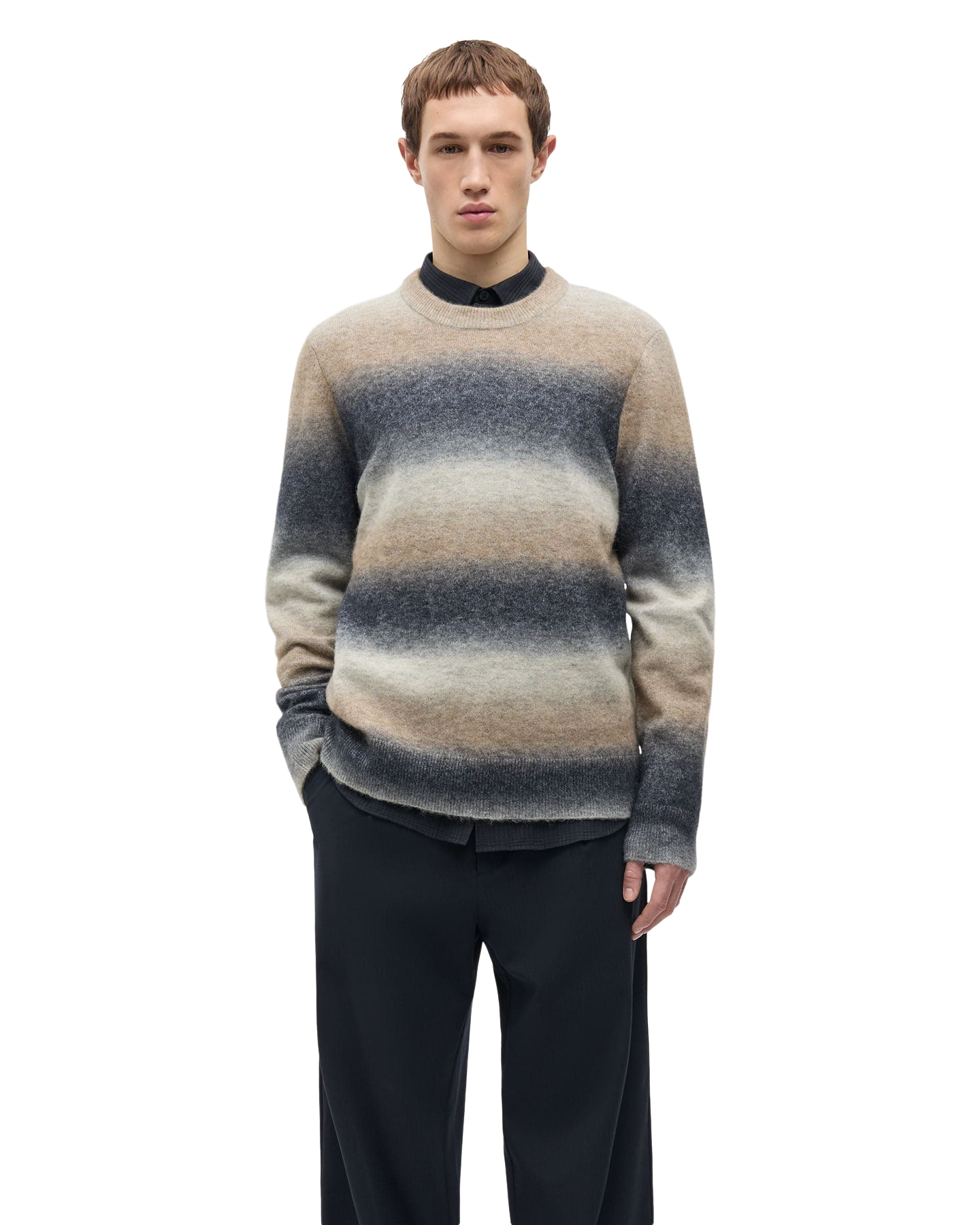 Samsøe Samsøe Aiden Crew Neck 15012 DONKERBLAUW 3