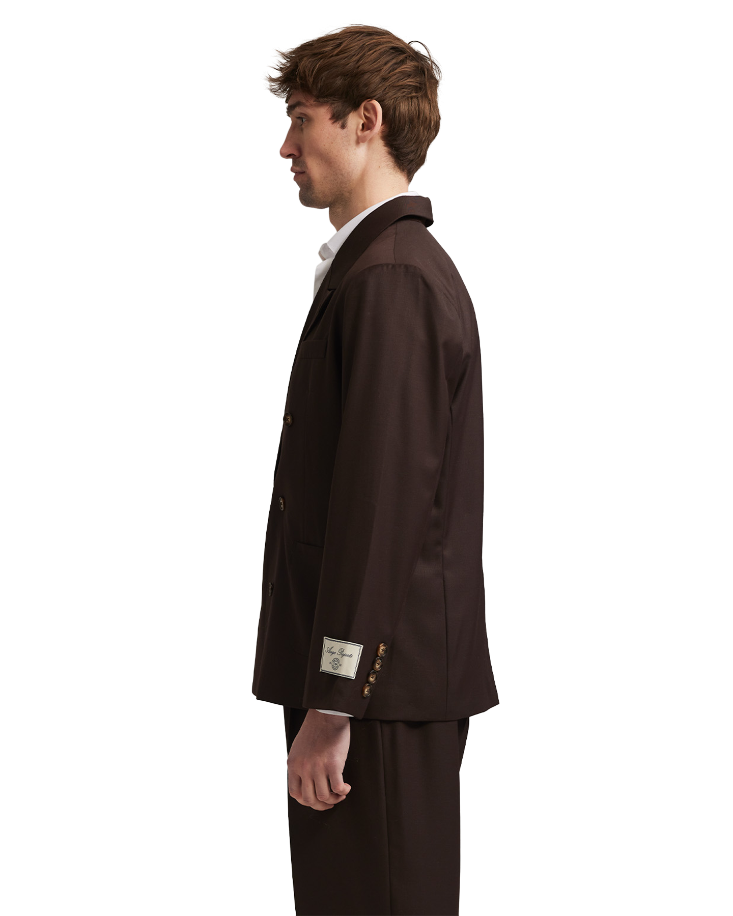 Ange Projects Double Breasted Blazer BRUIN 4