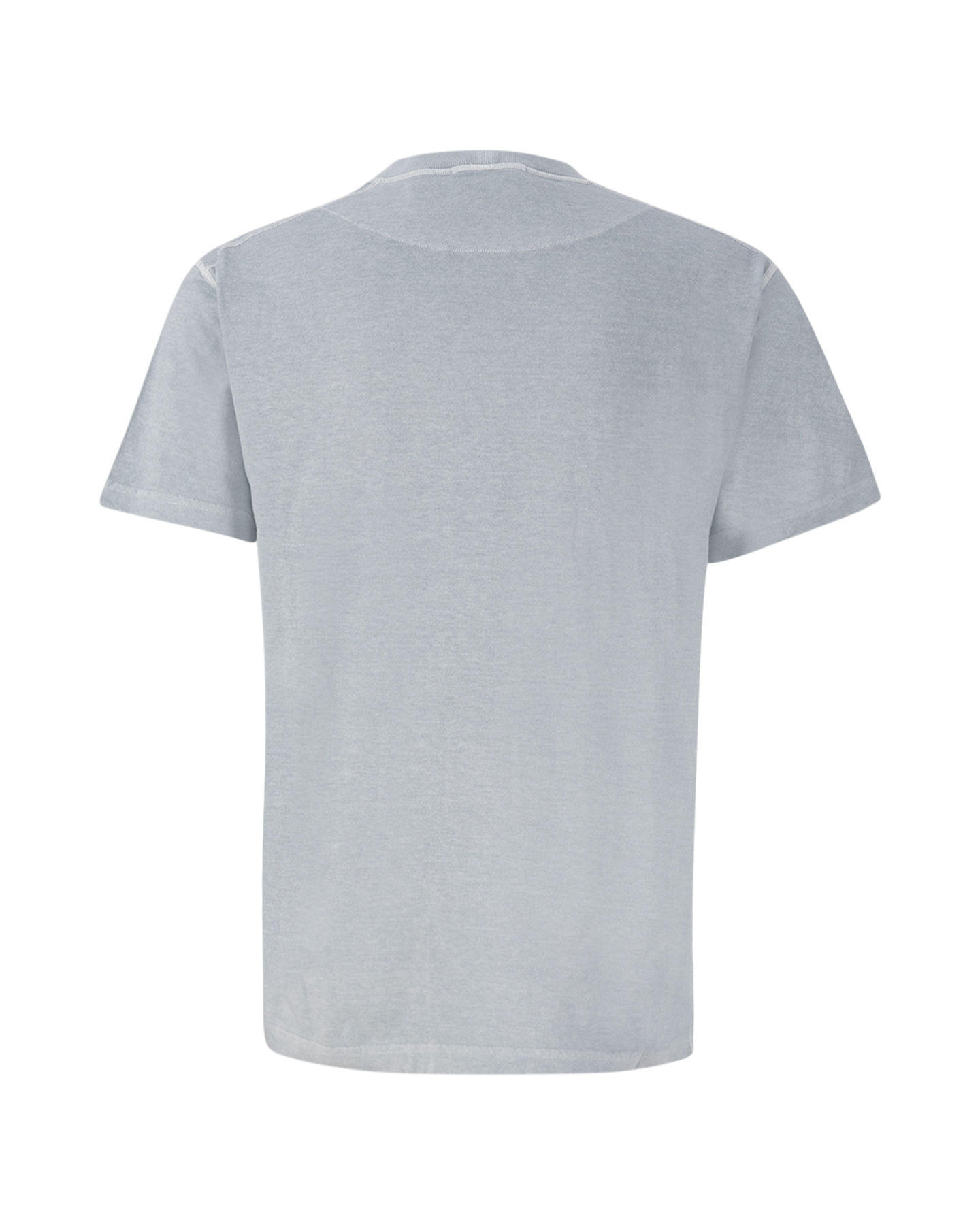 Stone Island 23757 Organic Cotton Jersey Garment Dyed 'Fissato' Effect T-Shirt BLAUW 2