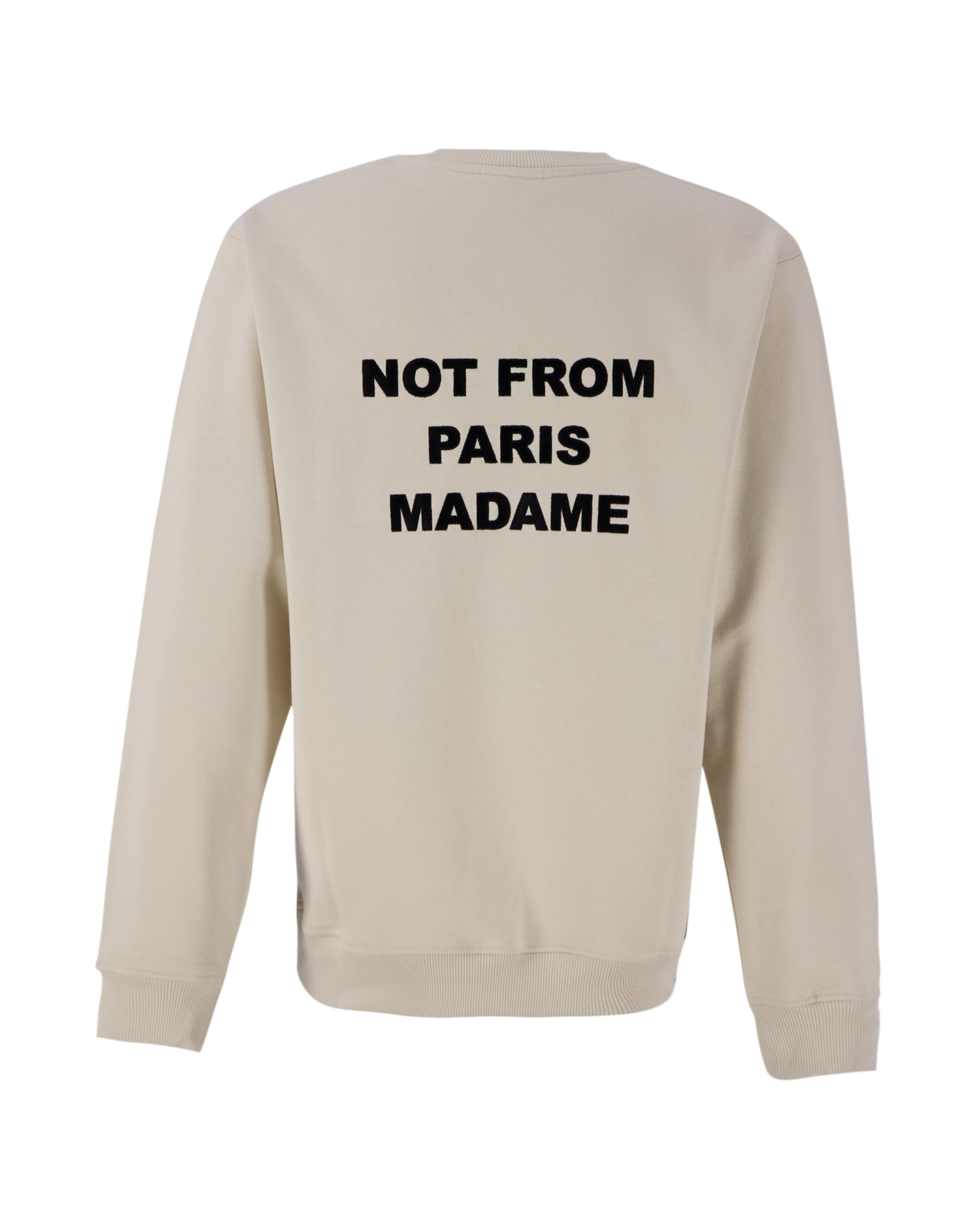 Drole de Monsieur Le Sweatshirt Slogan BEIGE 1