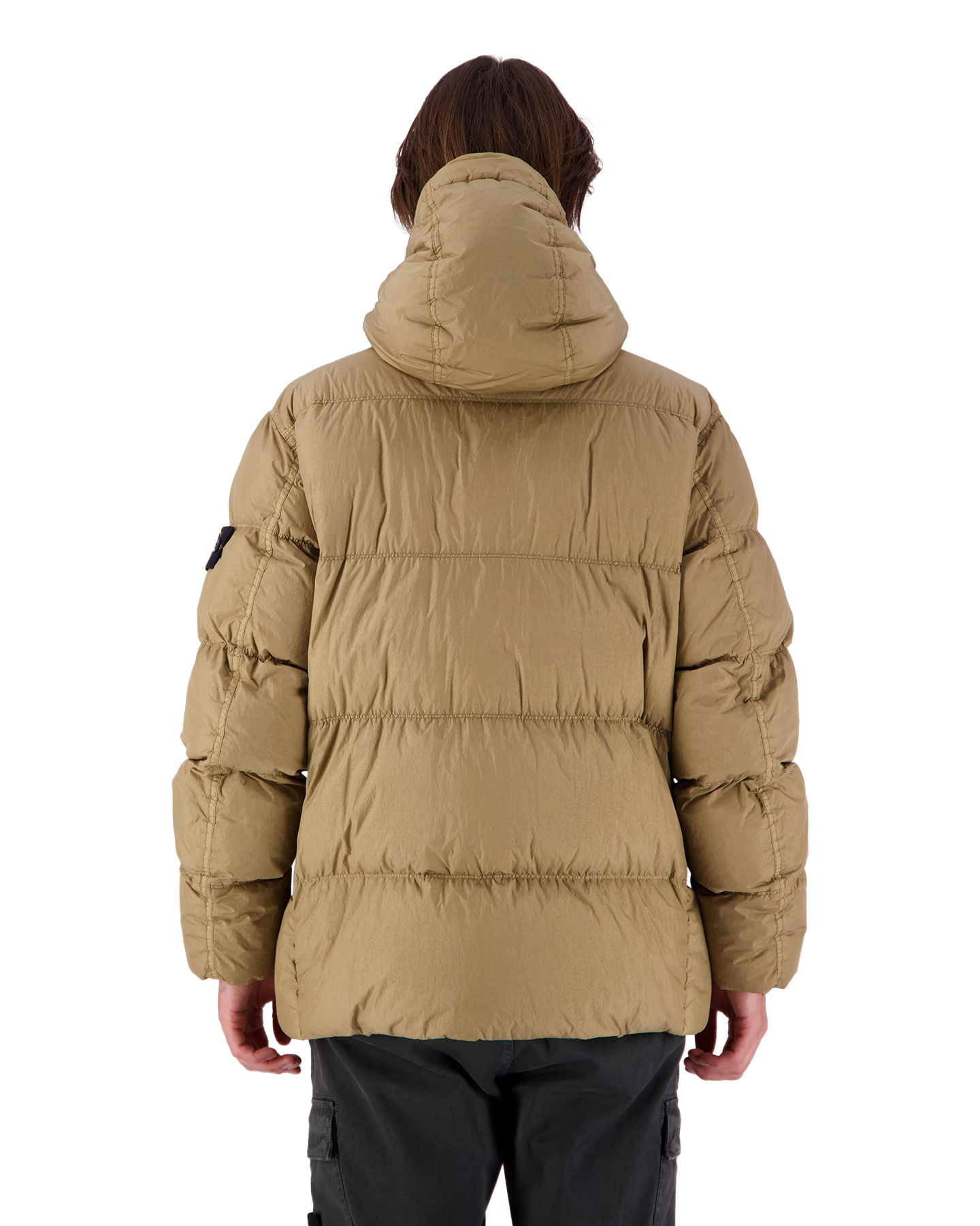 Stone Island 40723 Garment Dyed Crinkle Reps Jacket Bruin Coef