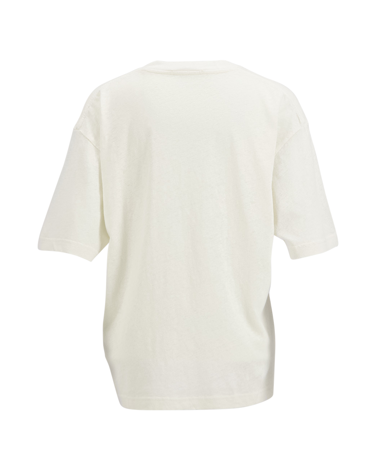 OLAF Retro Logo Linen Boxy Tees WIT 2