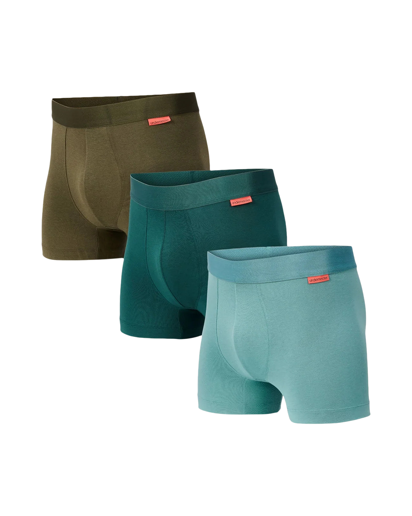 Undiemeister Green Tones Boxer Short 3-Pack GROEN 1