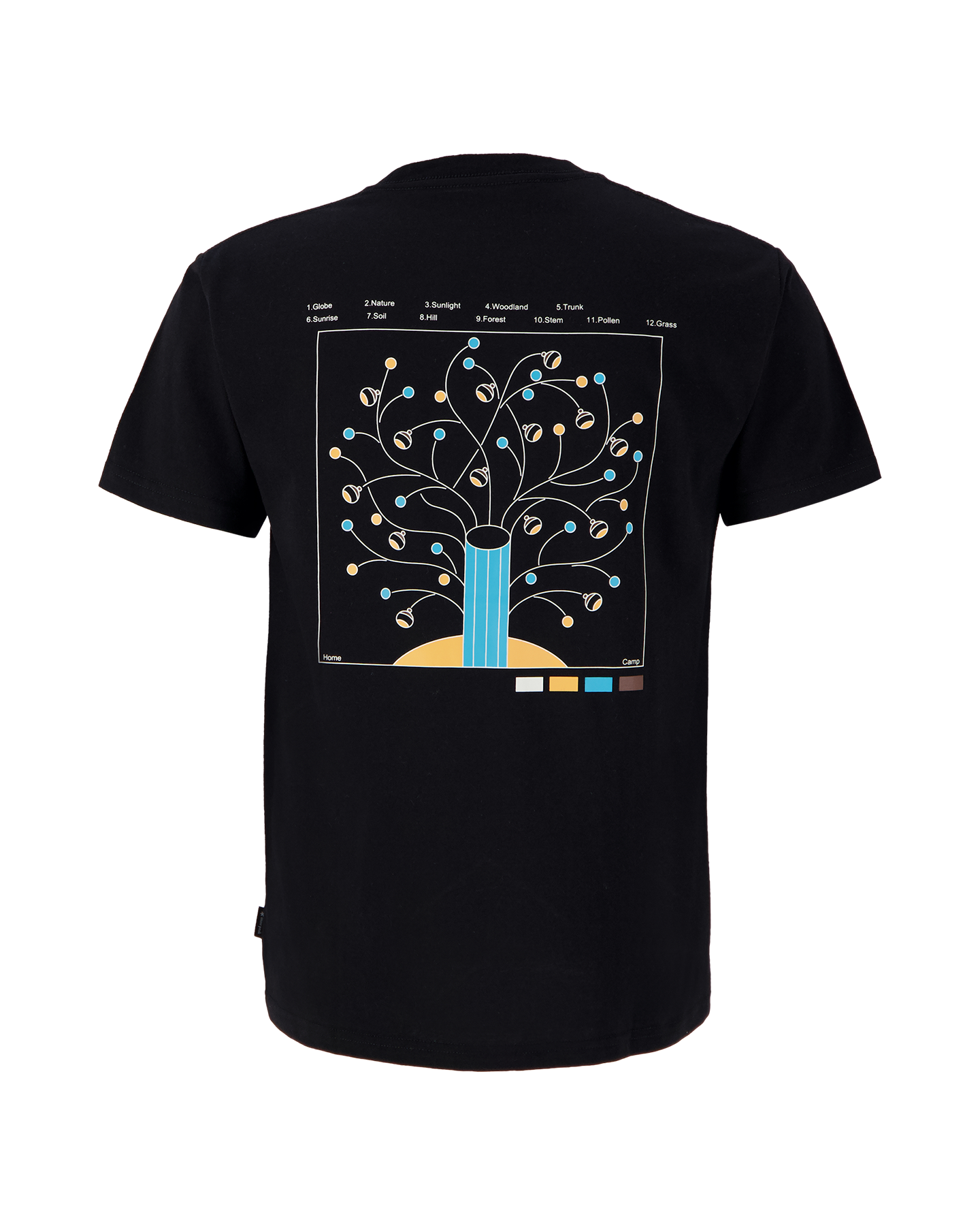 Snow Peak Lantern Biotope T-Shirt ZWART 1