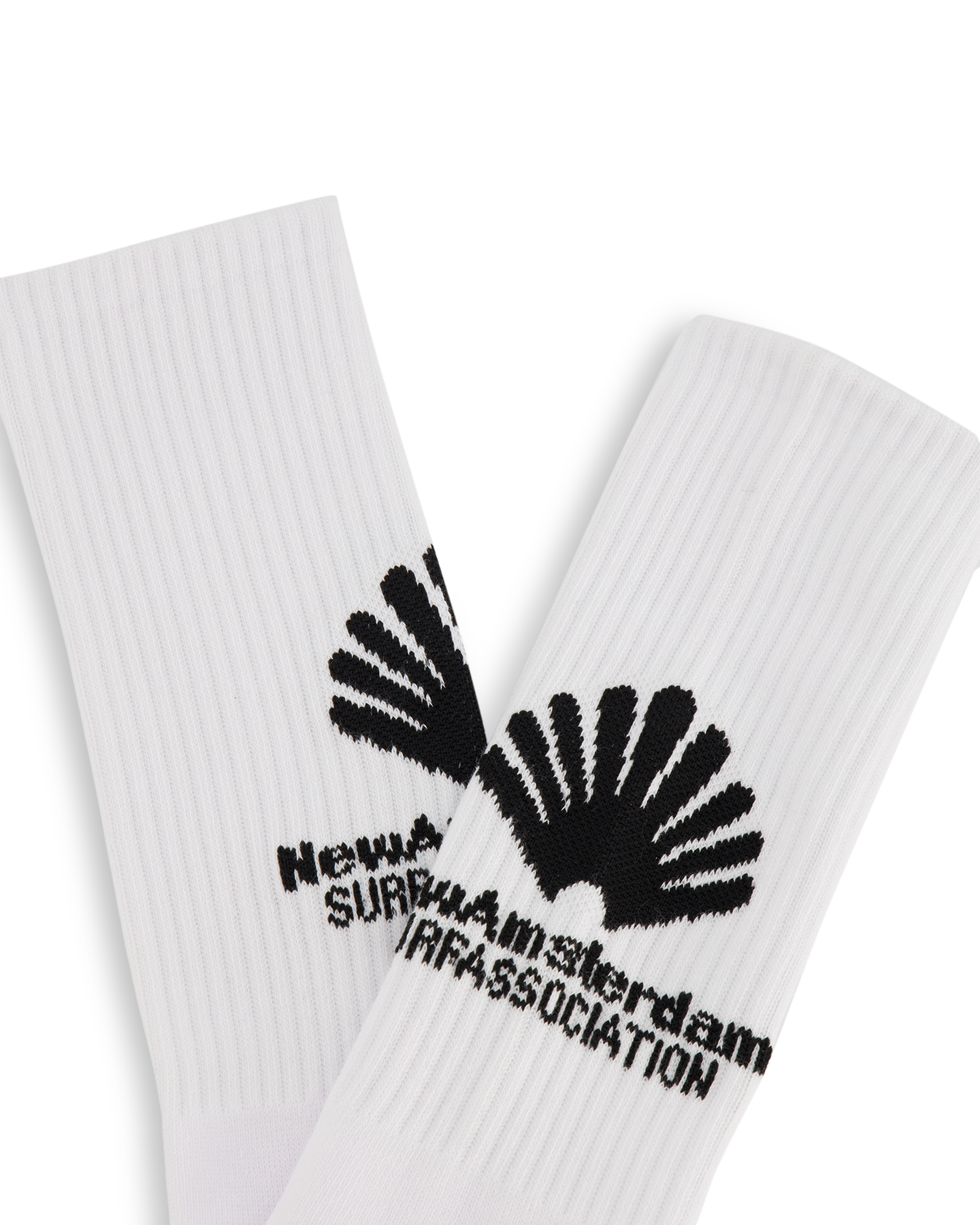 New Amsterdam Surf Association Front Logo Sock WIT 3