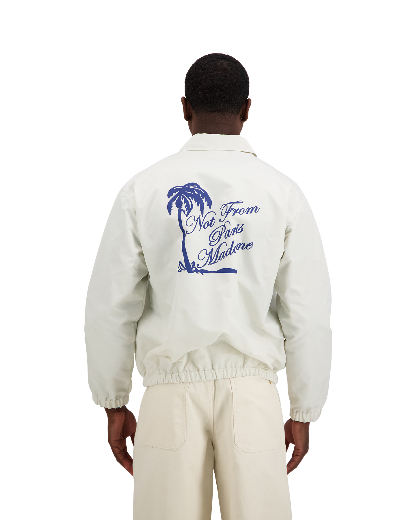 Drole de Monsieur Veste Slogan Palmier CREME 5