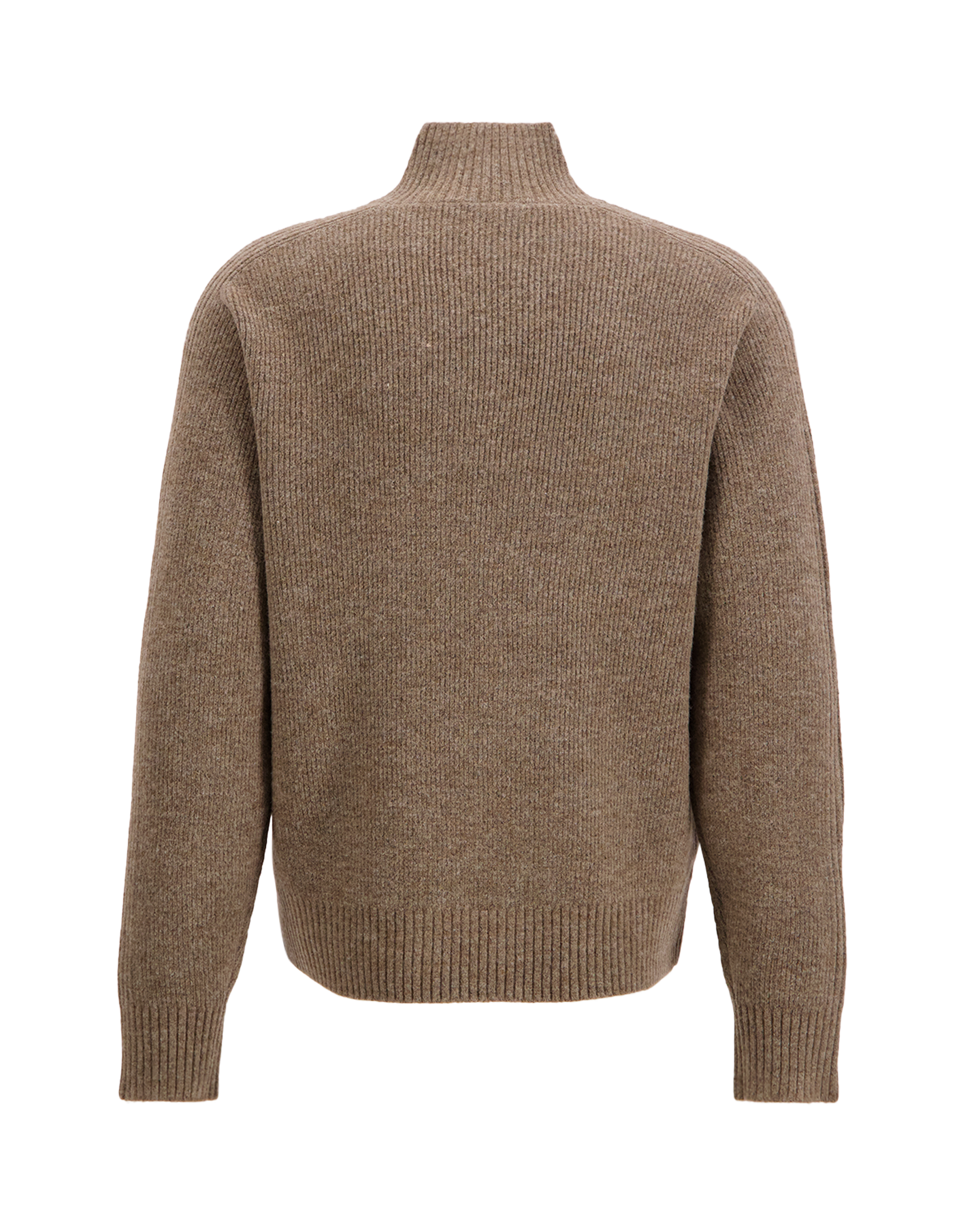 OLAF Knitted Mock Neck BRUIN 2