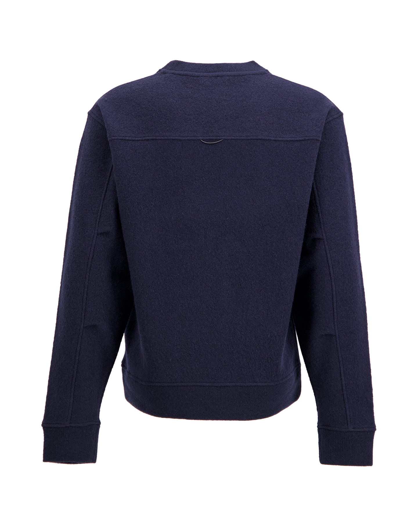 Cesar Equipment Seaham Boiled Wool Crew DONKERBLAUW 2