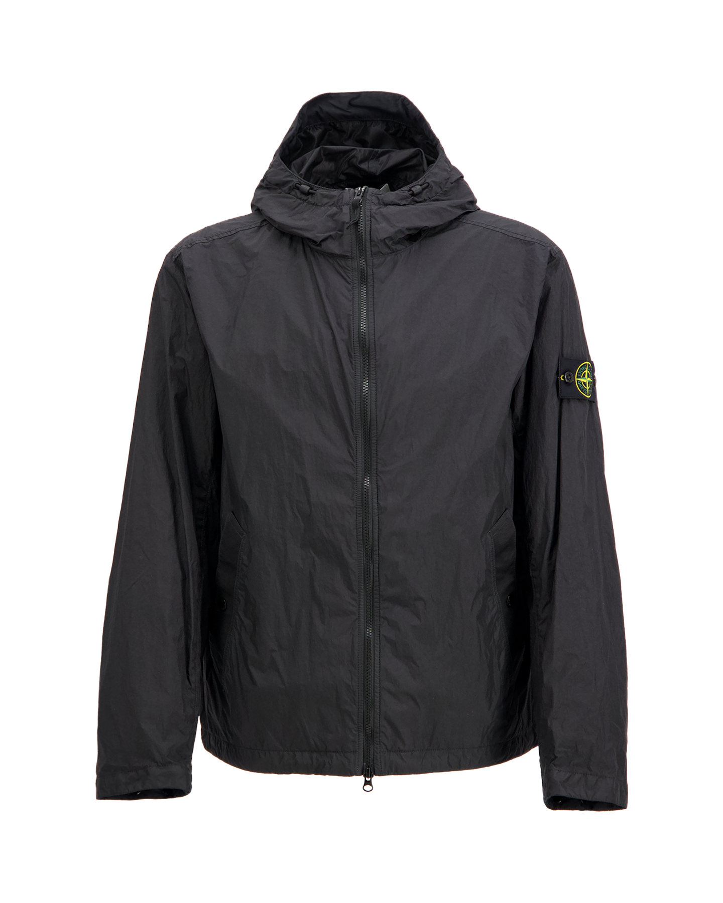 Stone Island S0A23 Crinkle Reps Jas ZWART 1