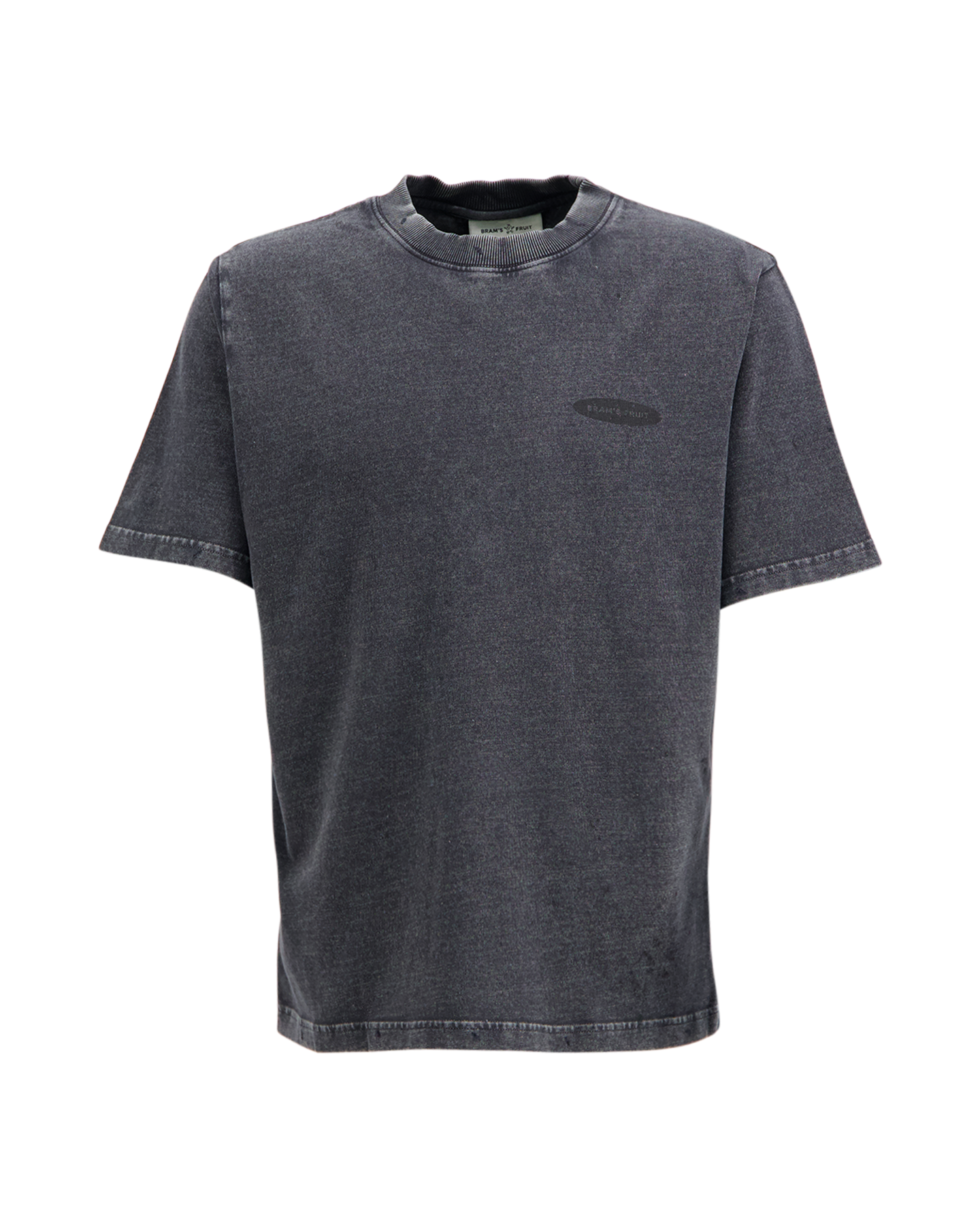 Brams Fruit Distressed F*Ck Off T-Shirt DONKERGROEN 2