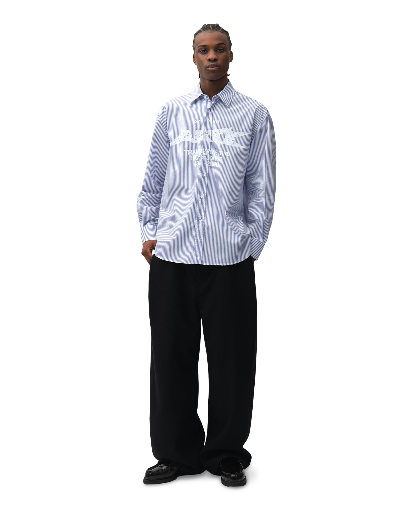 Arte Antwerp Composition Gallery Shirt BLAUW 3