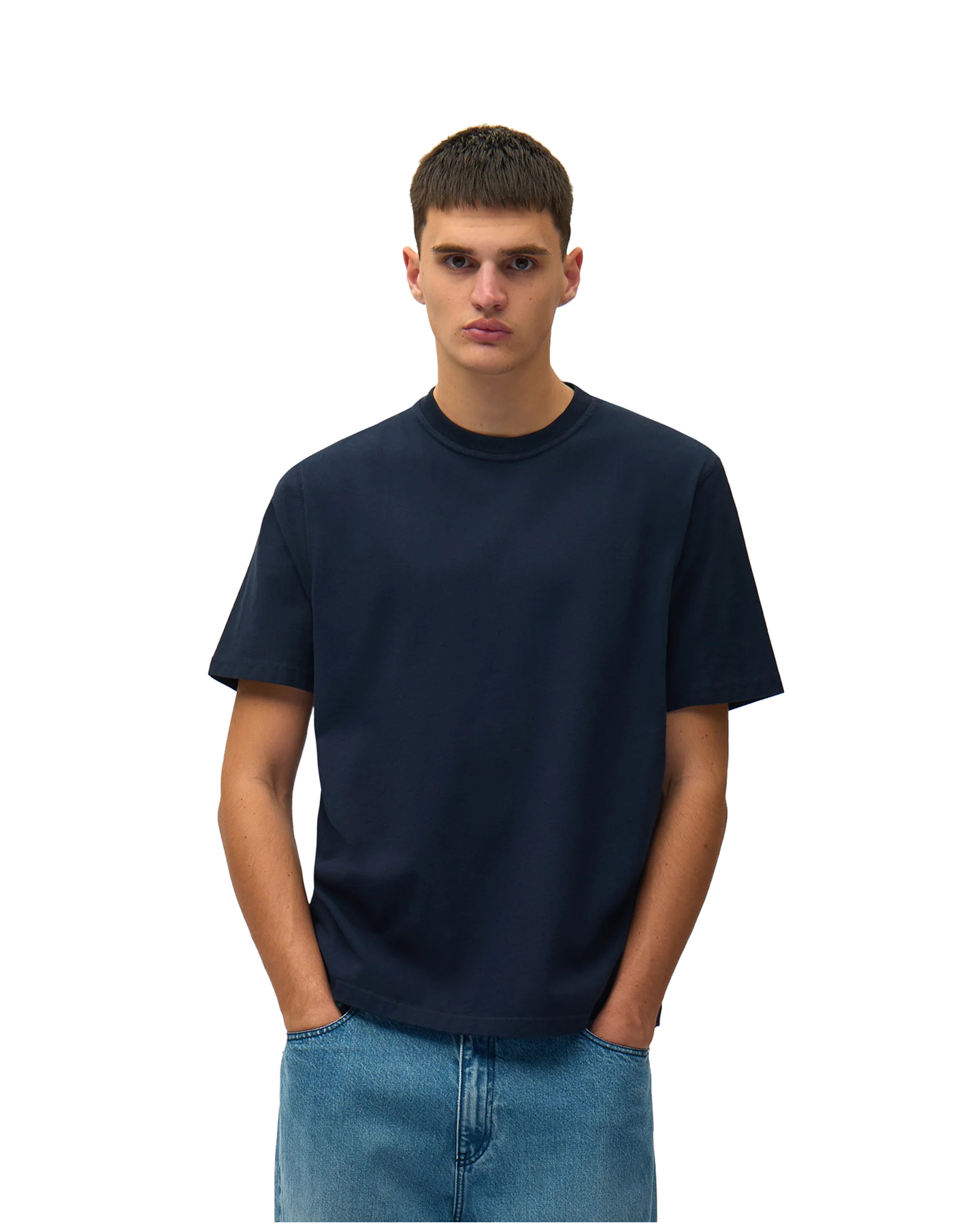 Arte Antwerp Back Collage T-Shirt DONKERBLAUW 4