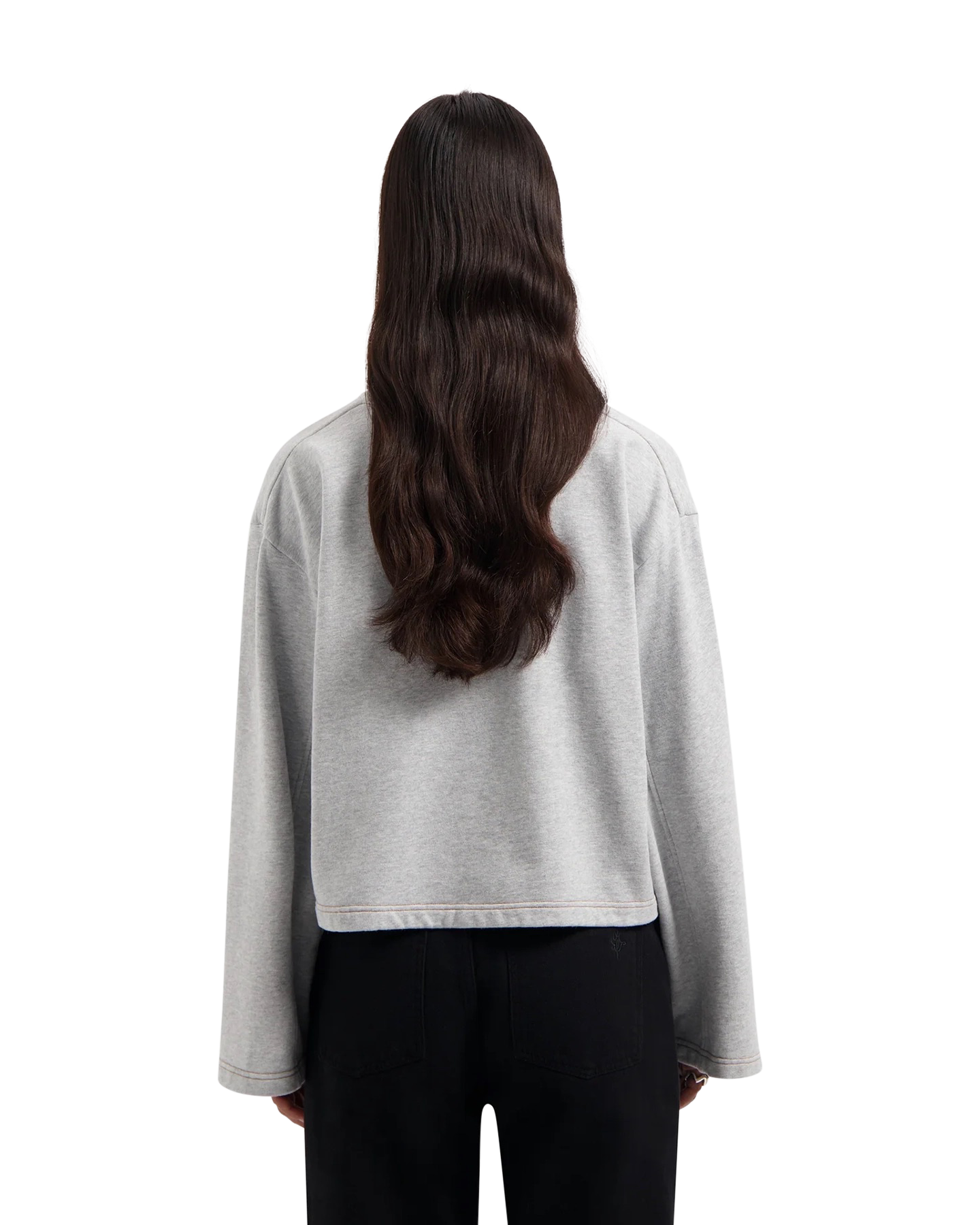 OLAF Contrast Retro Logo Crewneck GRIJS 4