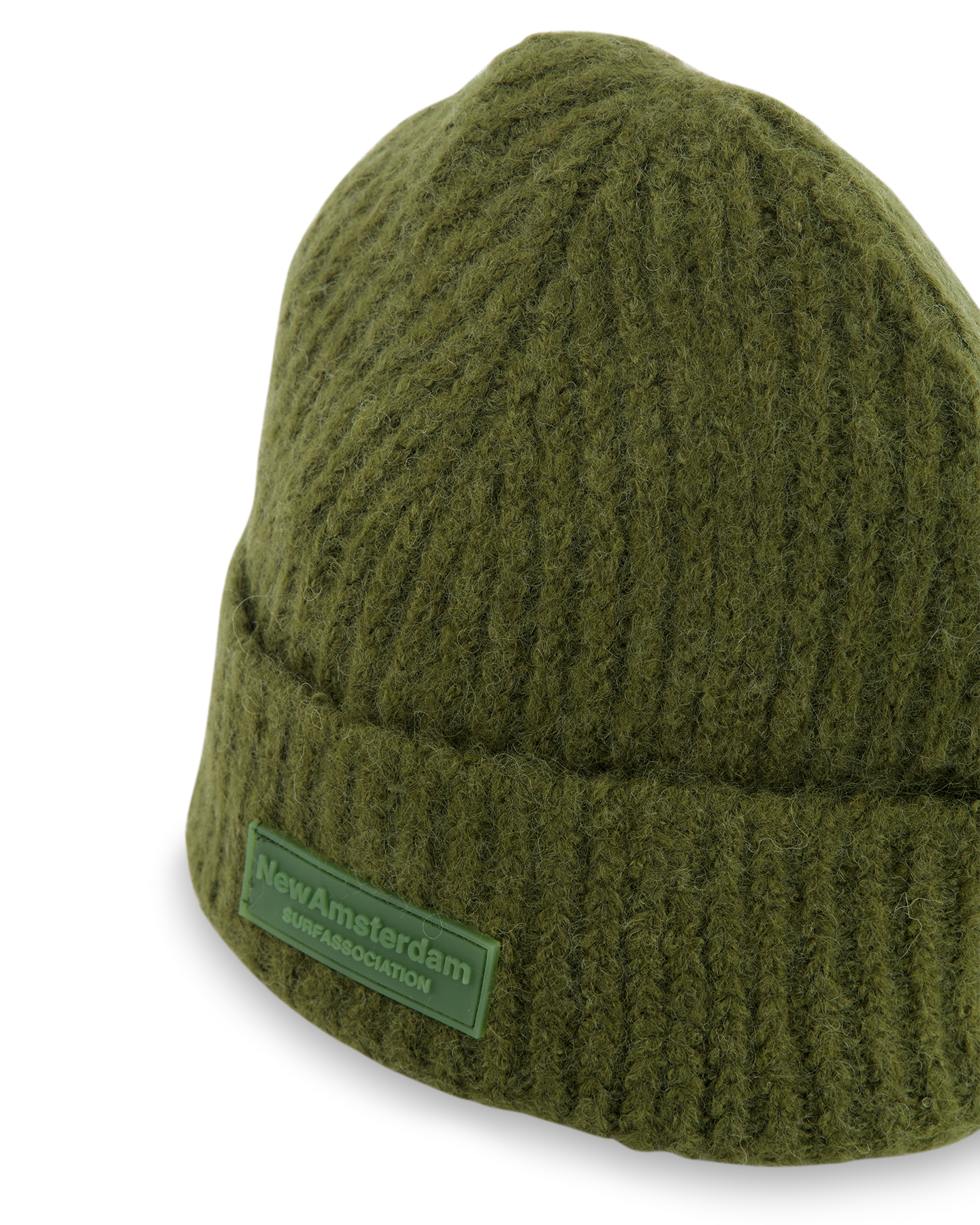 New Amsterdam Surf Association Logo Beanie Kombu Green GROEN 3