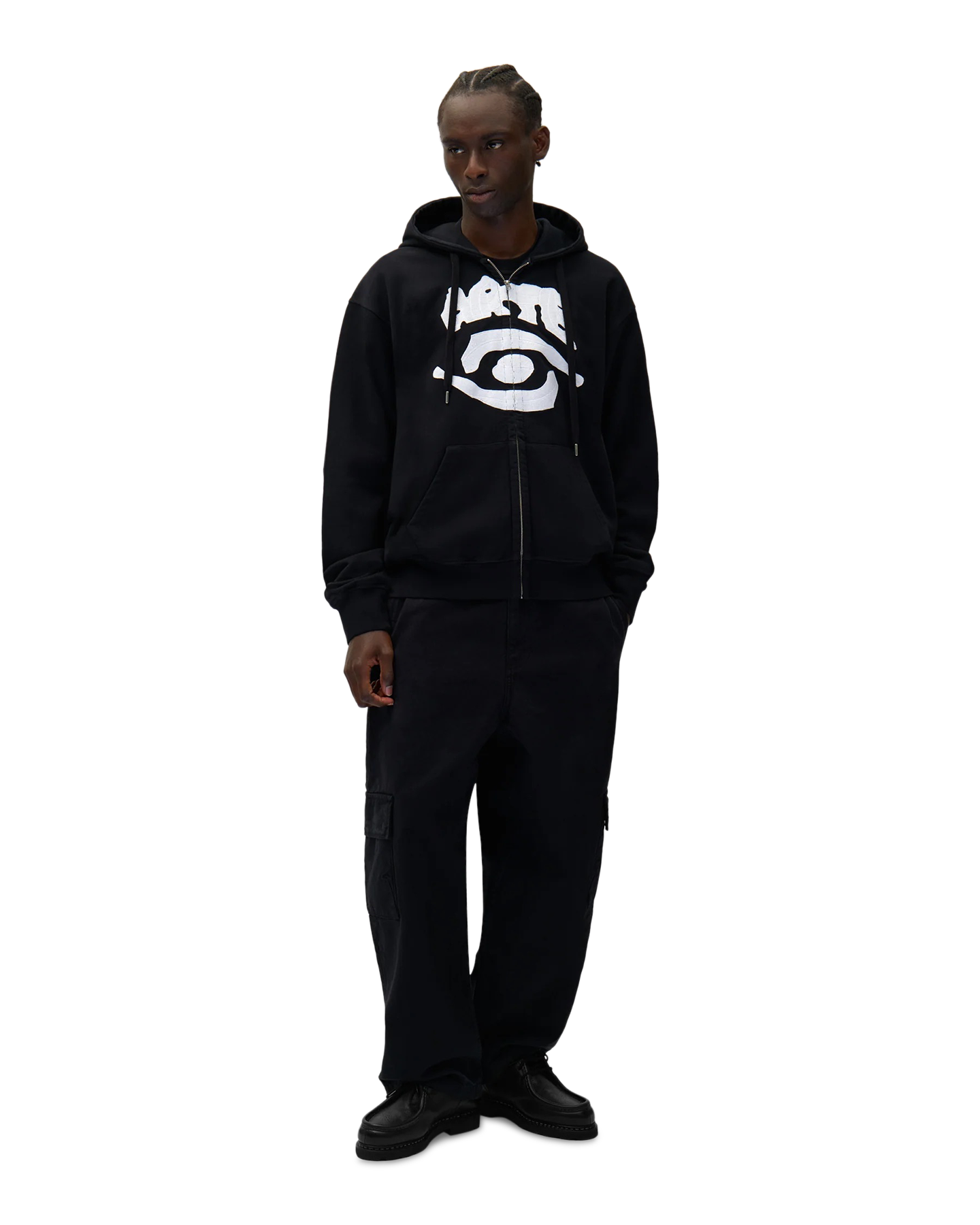 Arte Antwerp Eye Front Zip Hoodie Zwart | Coef