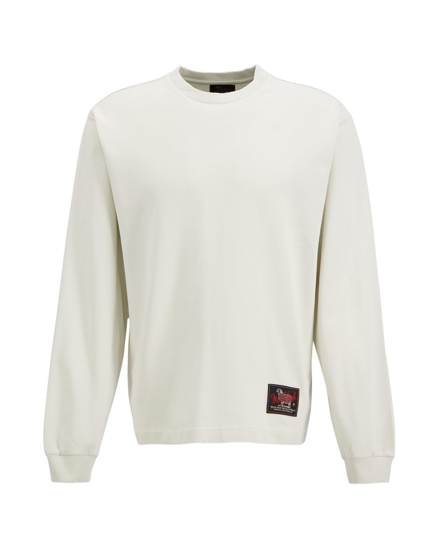 Woolrich Wm Jersey L/S T Shirt WIT 1
