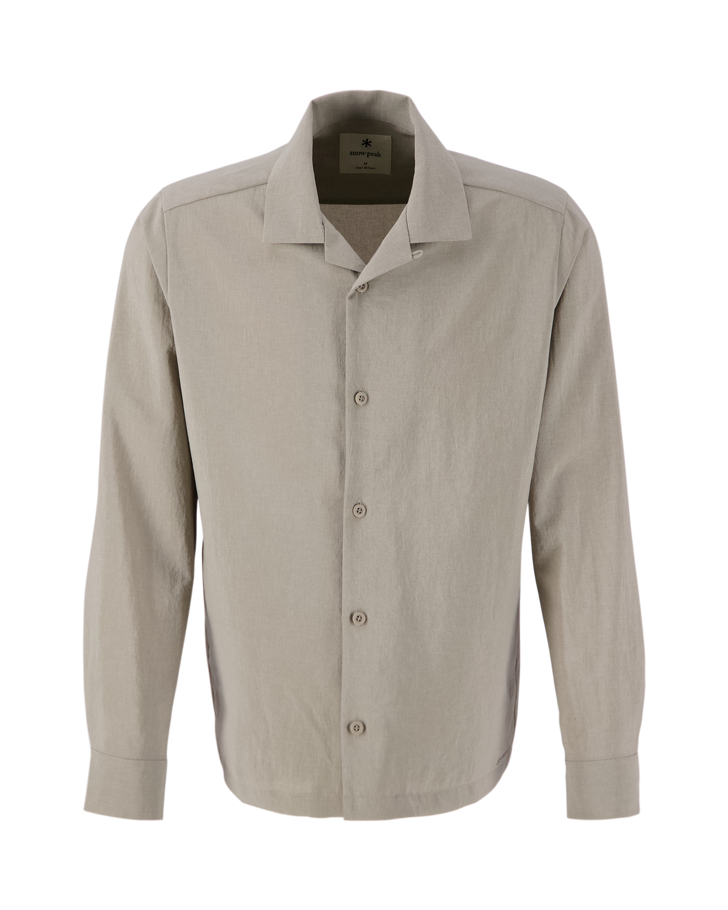 Snow Peak Pe Light Poplin Shirts BEIGE 1