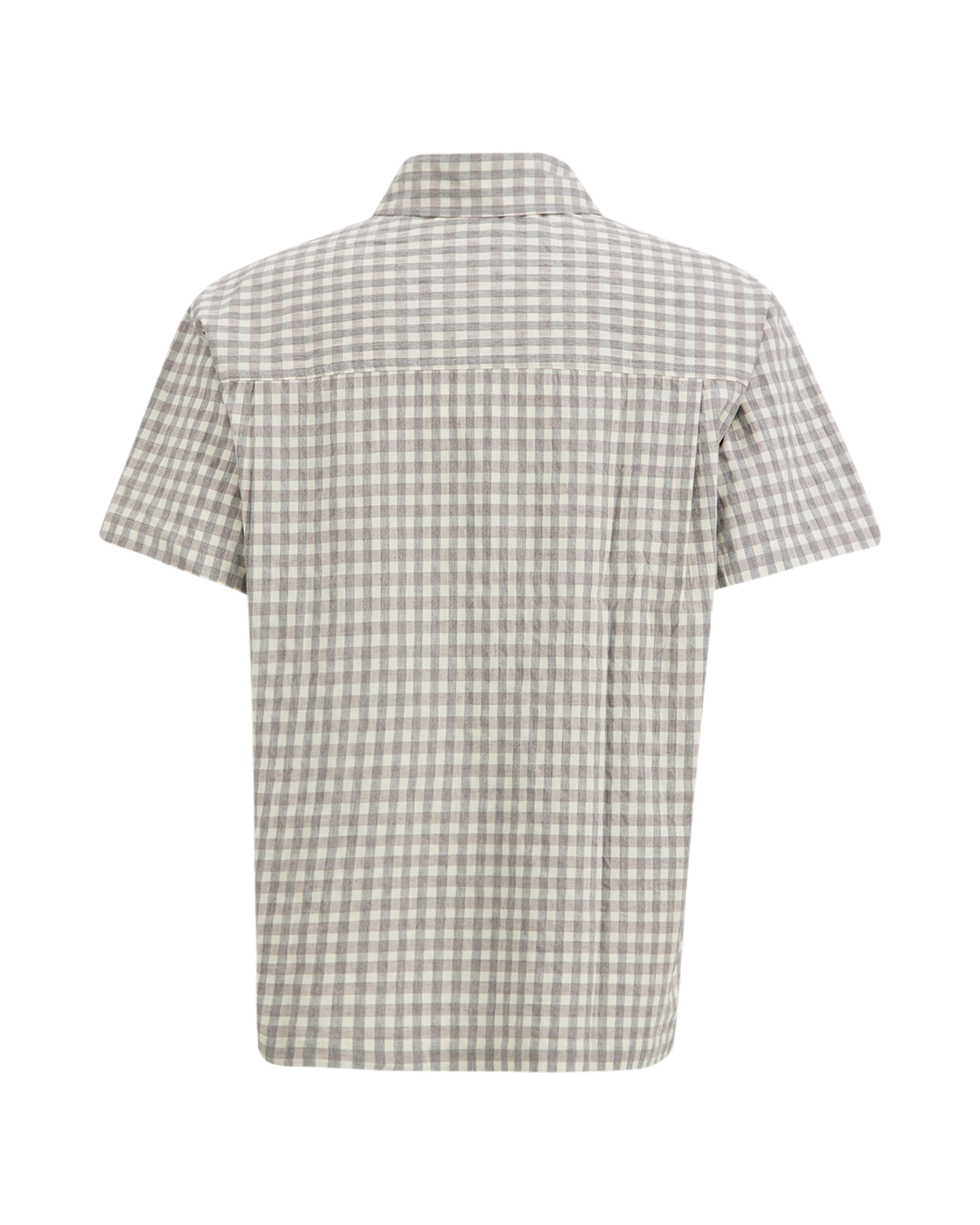 OLAF Check Boxy Ss Shirts GRIJS 2